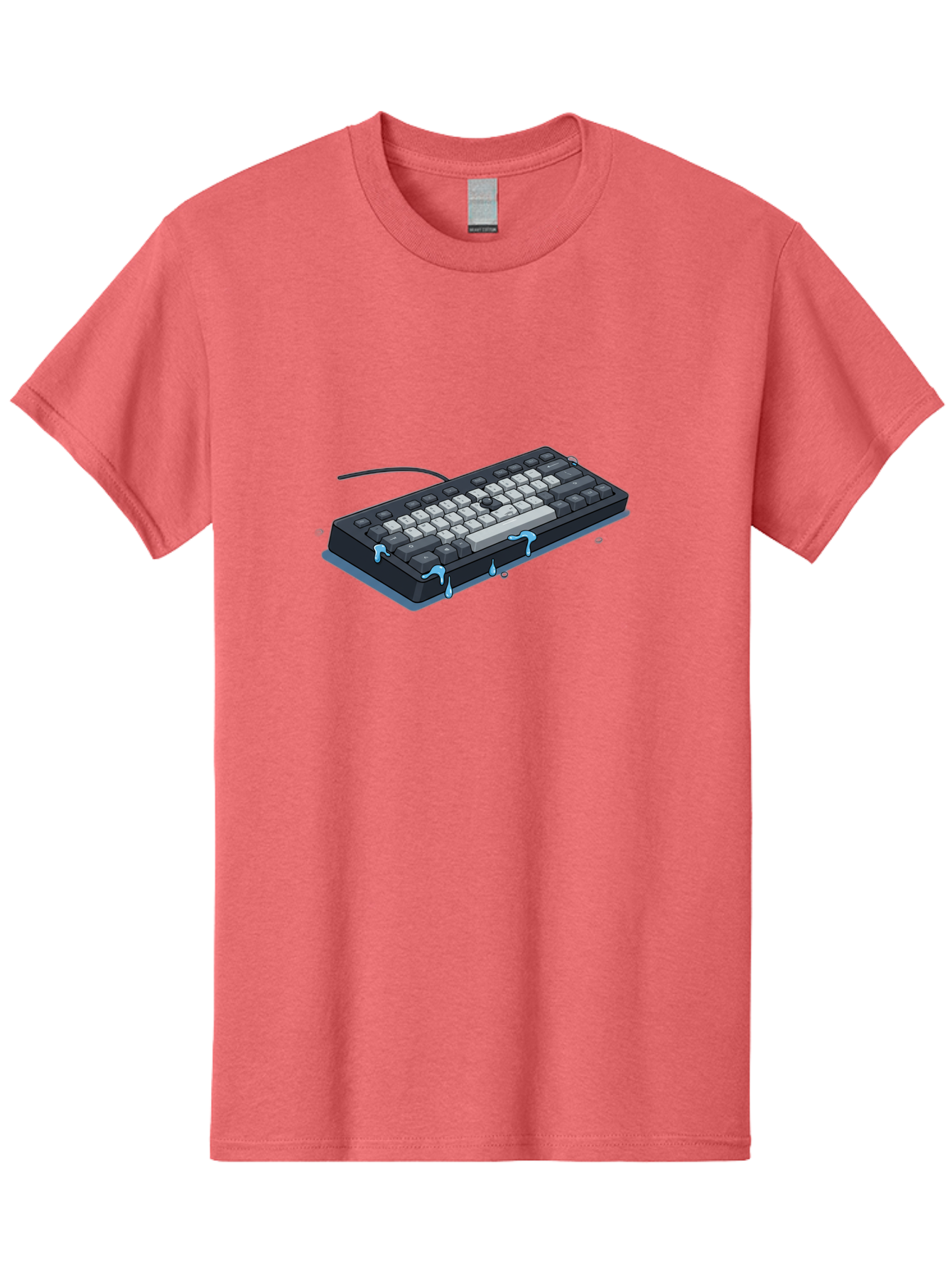 Water-Damaged-Keyboard Men'S Graphic Tee, 100% Cotton, Comfortable Casual Summer Wear, Machine Washable, Vintage Camera, Old Camera, Antique Camera, Black Camera, Classic Photography, Photography Equipment, Nostalgic Device, Film Camera, Bag095