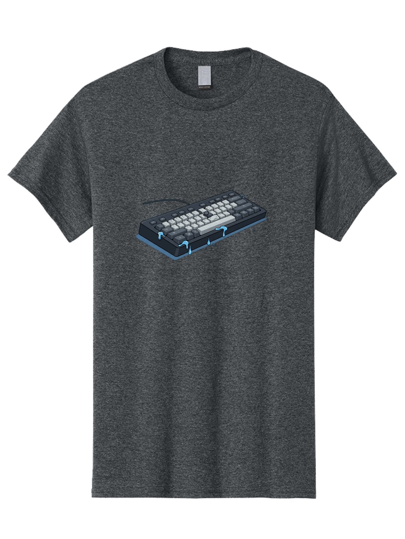 Water-Damaged-Keyboard Men'S Graphic Tee, 100% Cotton, Comfortable Casual Summer Wear, Machine Washable, Vintage Camera, Old Camera, Antique Camera, Black Camera, Classic Photography, Photography Equipment, Nostalgic Device, Film Camera, Bag095