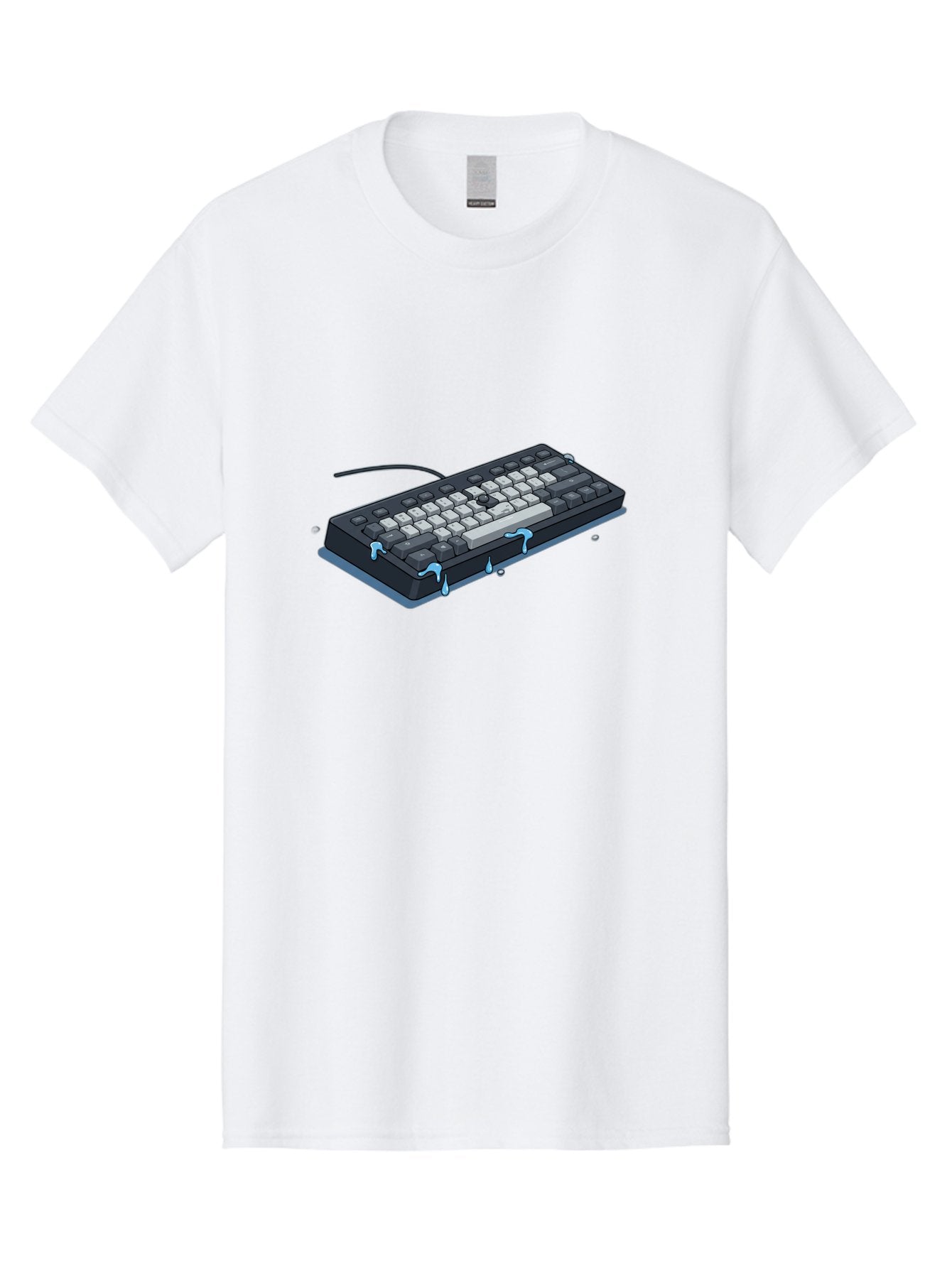 Water-Damaged-Keyboard Men'S Graphic Tee, 100% Cotton, Comfortable Casual Summer Wear, Machine Washable, Vintage Camera, Old Camera, Antique Camera, Black Camera, Classic Photography, Photography Equipment, Nostalgic Device, Film Camera, Bag095 12
