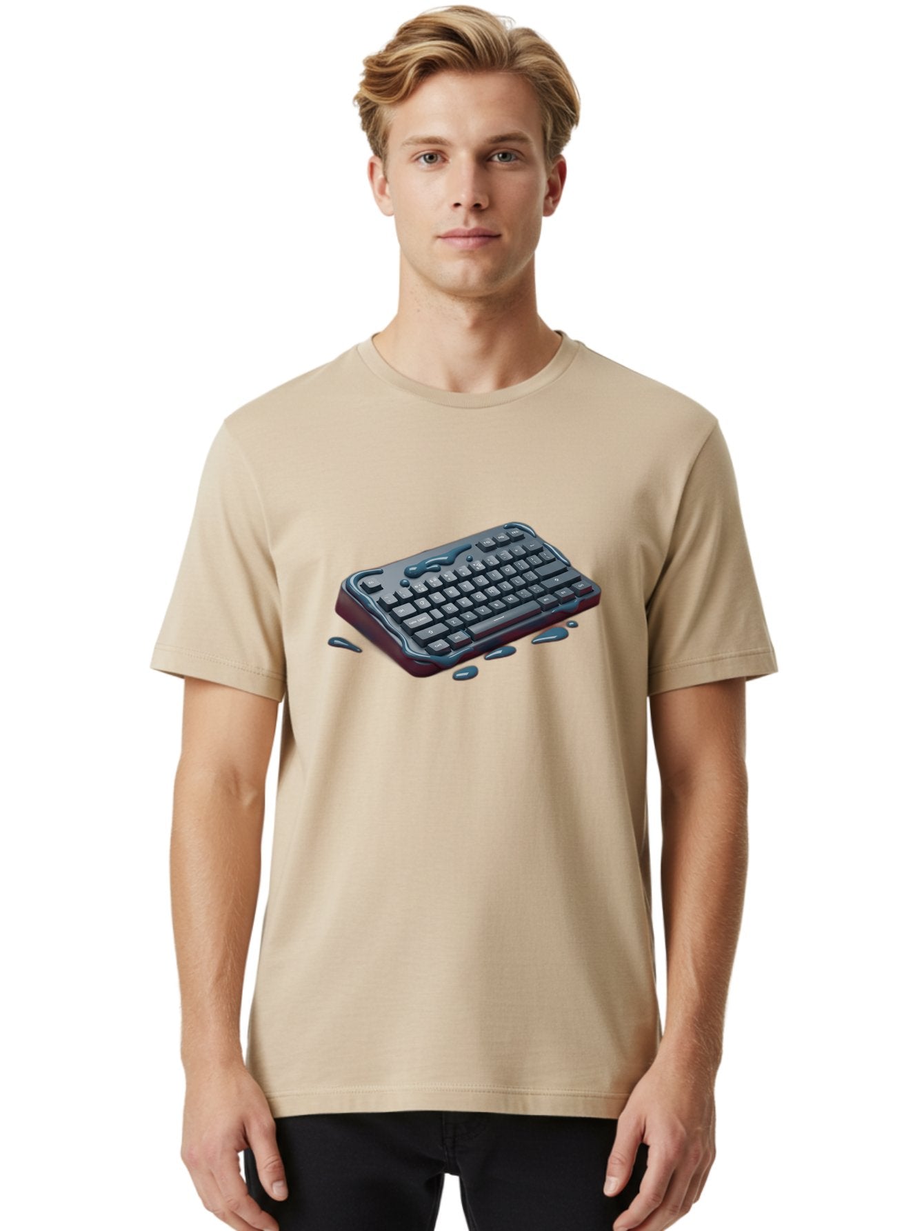 Wet-Keyboard Men'S Graphic Tee, 100% Cotton, Comfortable Casual Summer Wear, Machine Washable, Vintage Camera, Old Camera, Antique Camera, Black Camera, Classic Photography, Photography Equipment, Nostalgic Device, Film Camera, Camera Art Bag097 30