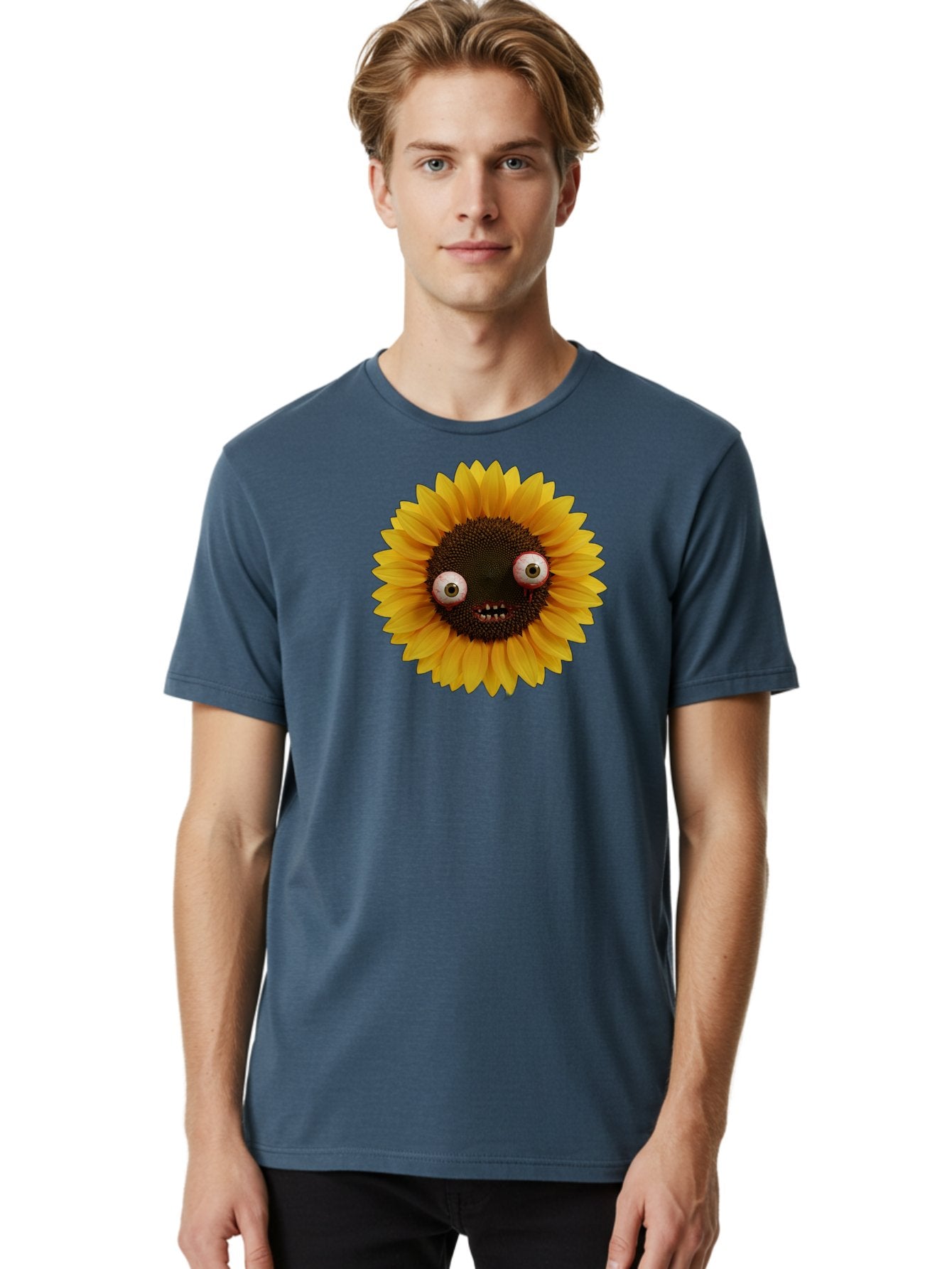 Zombie-Sunflower Men'S Graphic Tee, 100% Cotton, Comfortable Casual Summer Wear, Machine Washable, Vintage Camera, Old Camera, Antique Camera, Black Camera, Classic Photography, Photography Equipment, Nostalgic Device, Film Camera, Camera Art Bag099 28