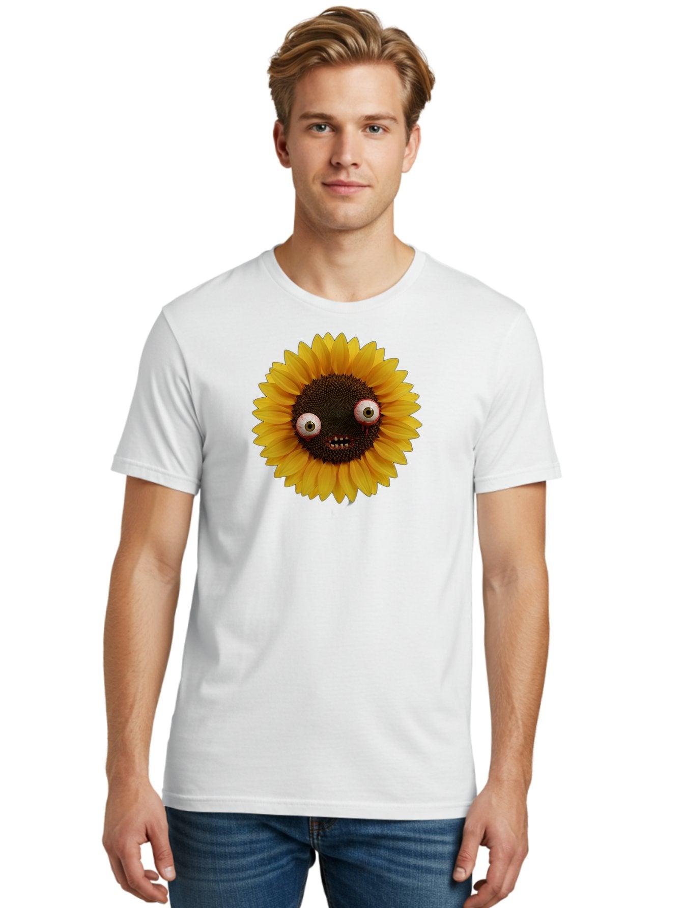 Zombie-Sunflower Men'S Graphic Tee, 100% Cotton, Comfortable Casual Summer Wear, Machine Washable, Vintage Camera, Old Camera, Antique Camera, Black Camera, Classic Photography, Photography Equipment, Nostalgic Device, Film Camera, Camera Art Bag099 16