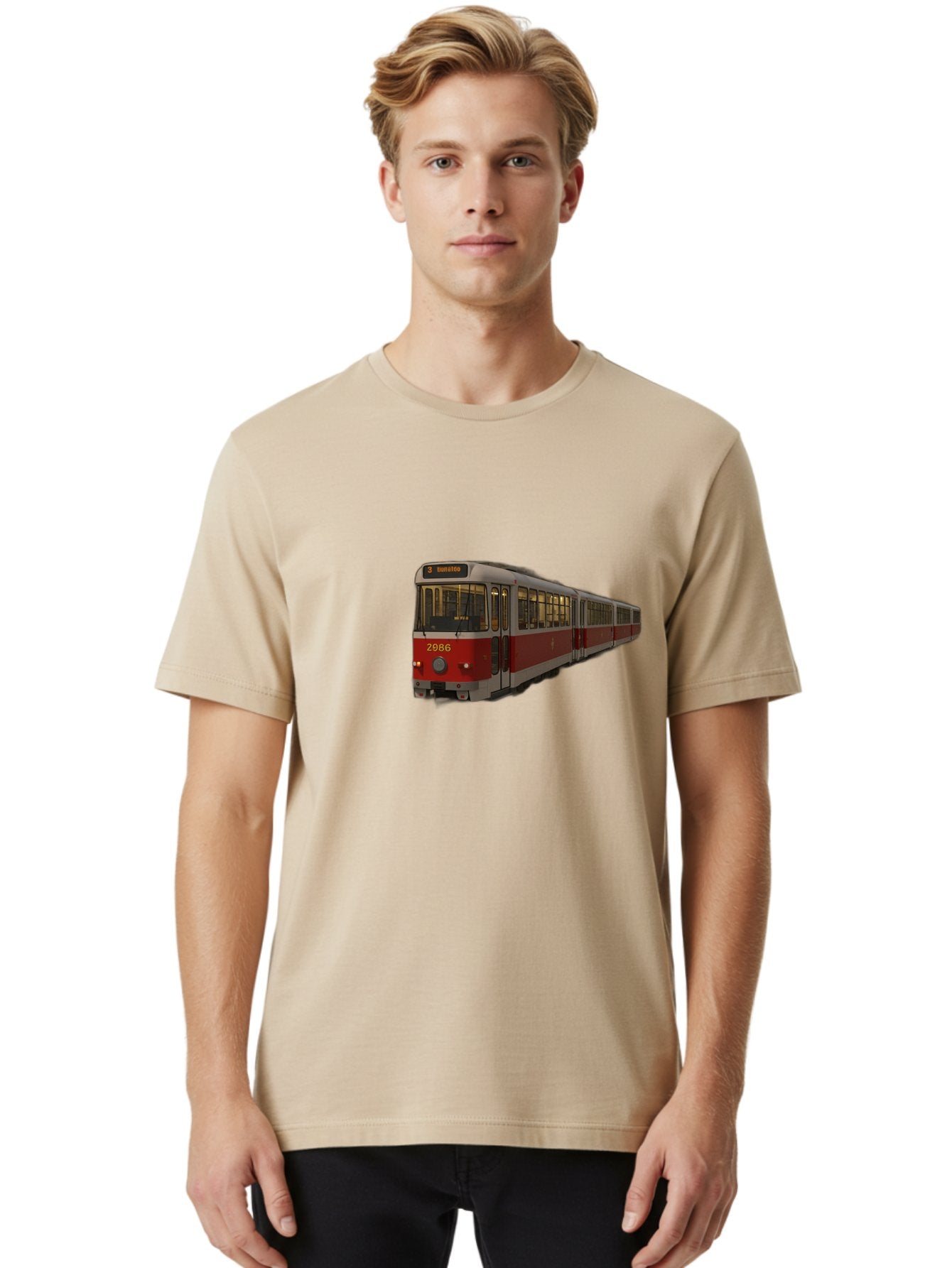 2966-Trolleybus Men'S Graphic Tee, 100% Cotton, Comfortable Casual Summer Wear, Machine Washable, Vintage Camera, Old Camera, Antique Camera, Black Camera, Classic Photography, Photography Equipment, Nostalgic Device, Film Camera, Camera Art Bag101 19