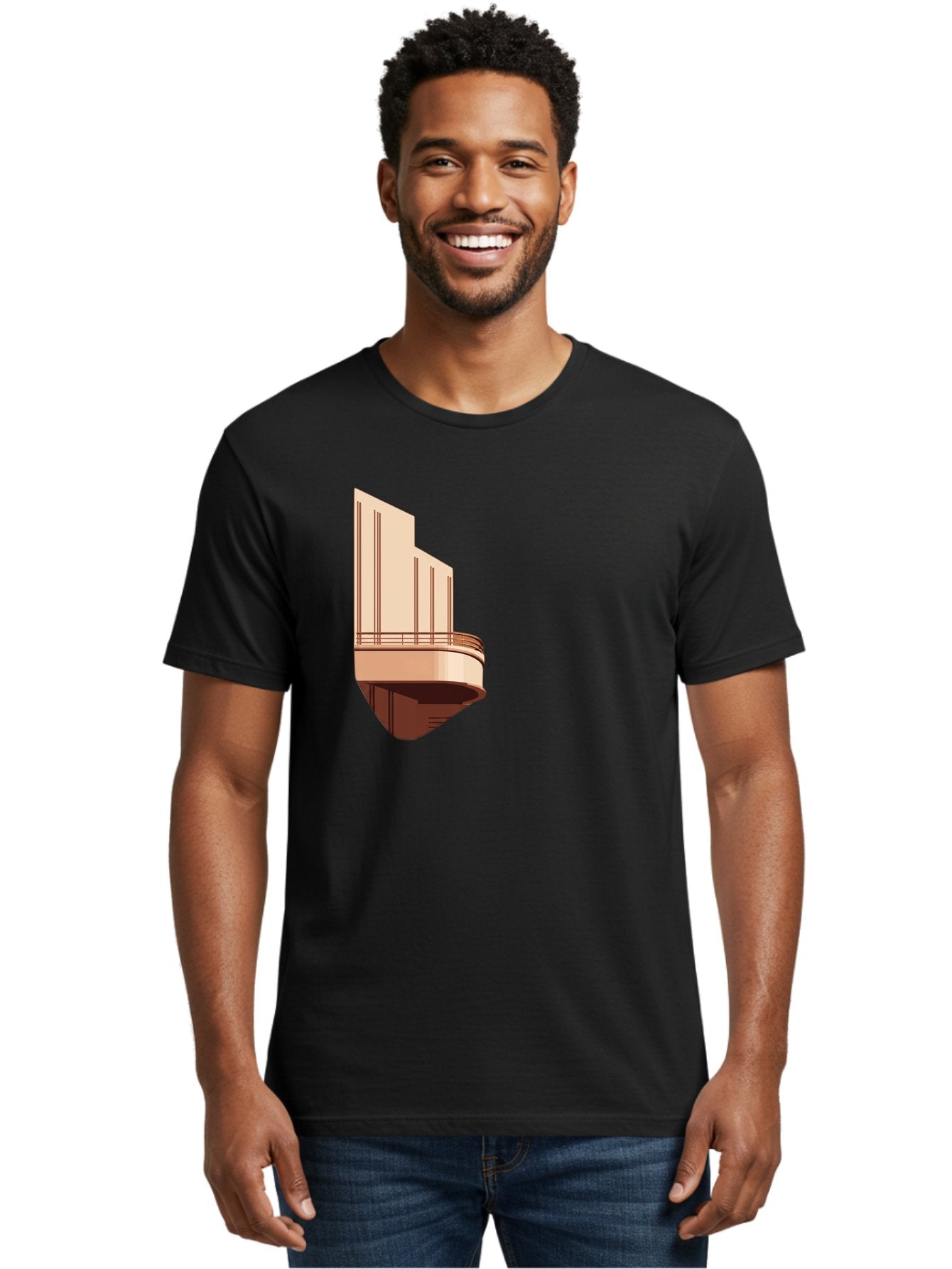 3D-Balcony-Graphic Men'S Graphic Tee, 100% Cotton, Comfortable Casual Summer Wear, Machine Washable, Vintage Camera, Old Camera, Antique Camera, Black Camera, Classic Photography, Photography Equipment, Nostalgic Device, Film Camera, Bag104 23