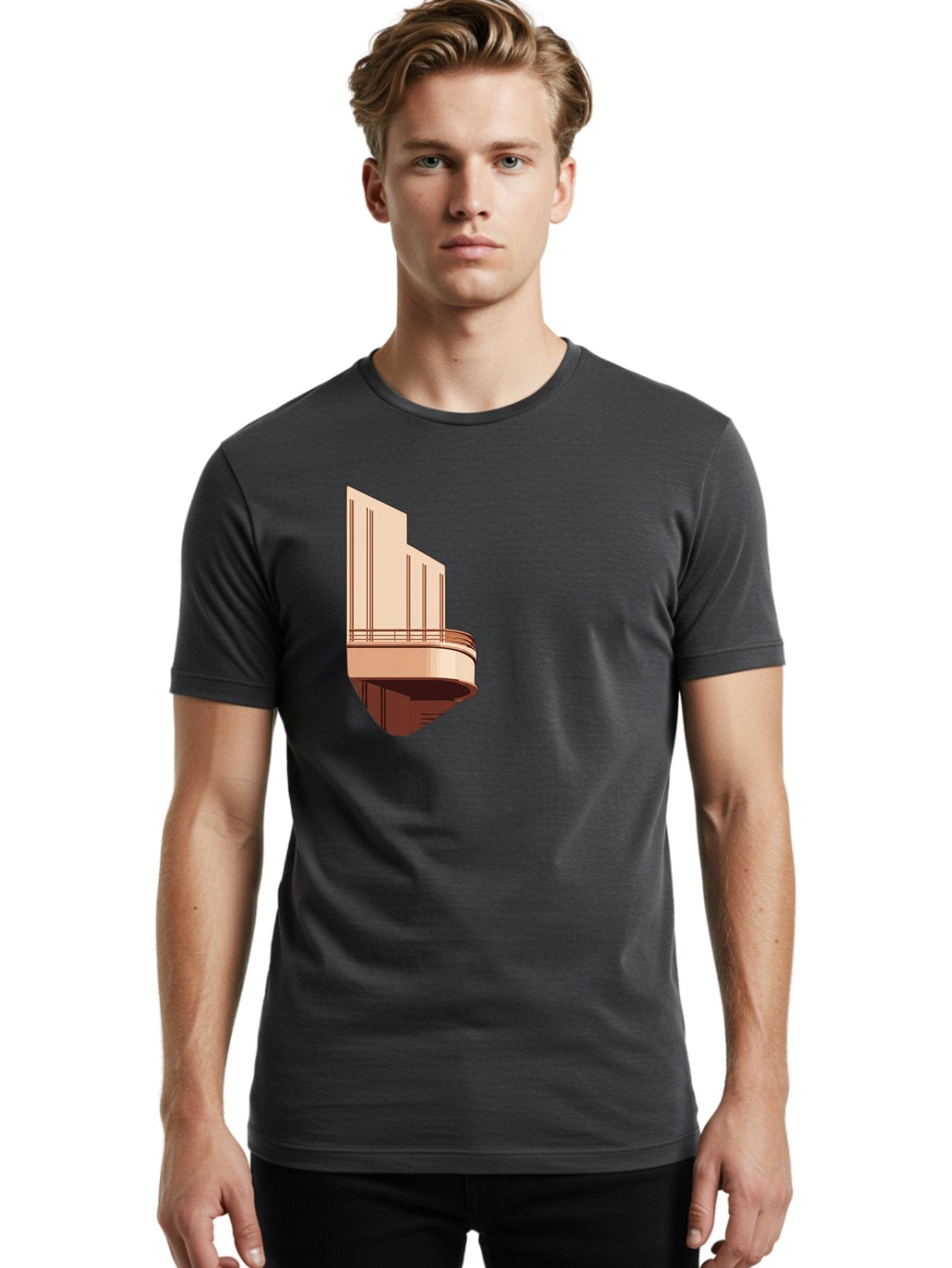 3D-Balcony-Graphic Men'S Graphic Tee, 100% Cotton, Comfortable Casual Summer Wear, Machine Washable, Vintage Camera, Old Camera, Antique Camera, Black Camera, Classic Photography, Photography Equipment, Nostalgic Device, Film Camera, Bag104 28