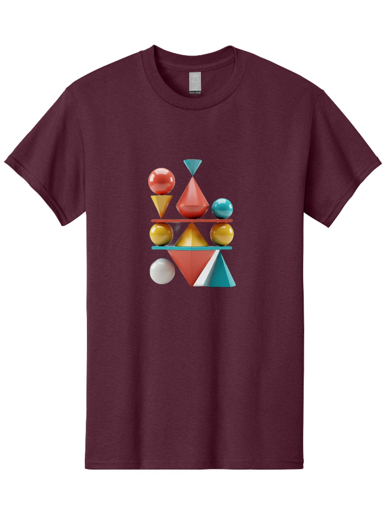 3D-Geometric-Shapes Men'S Graphic Tee, 100% Cotton, Comfortable Casual Summer Wear, Machine Washable, Vintage Camera, Old Camera, Antique Camera, Black Camera, Classic Photography, Photography Equipment, Nostalgic Device, Film Camera, Bag106 6