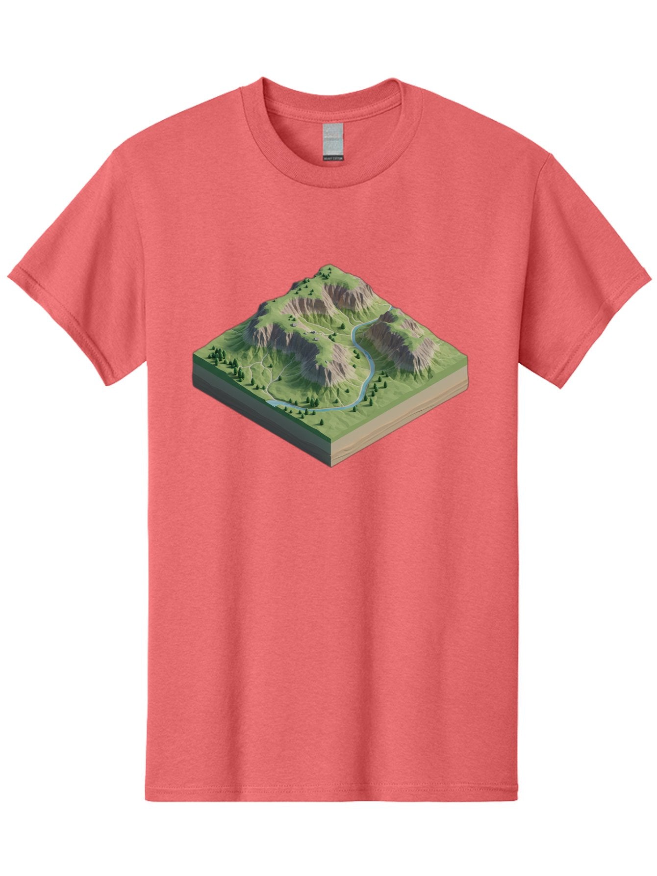 3D-Mountain-Landscape Men'S Graphic Tee, 100% Cotton, Comfortable Casual Summer Wear, Machine Washable, Vintage Camera, Old Camera, Antique Camera, Black Camera, Classic Photography, Photography Equipment, Nostalgic Device, Film Camera, Bag110 14