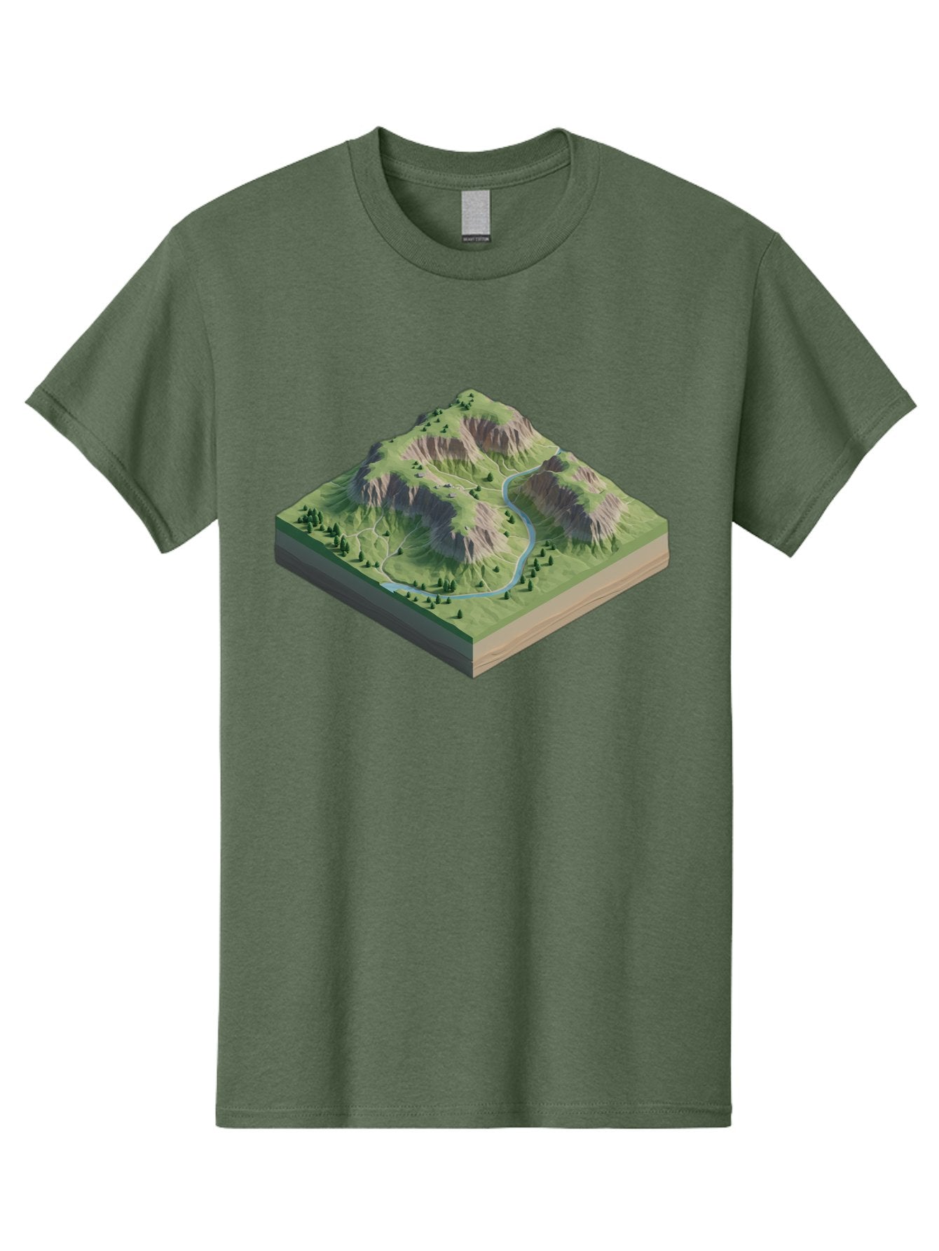 3D-Mountain-Landscape Men'S Graphic Tee, 100% Cotton, Comfortable Casual Summer Wear, Machine Washable, Vintage Camera, Old Camera, Antique Camera, Black Camera, Classic Photography, Photography Equipment, Nostalgic Device, Film Camera, Bag110 7