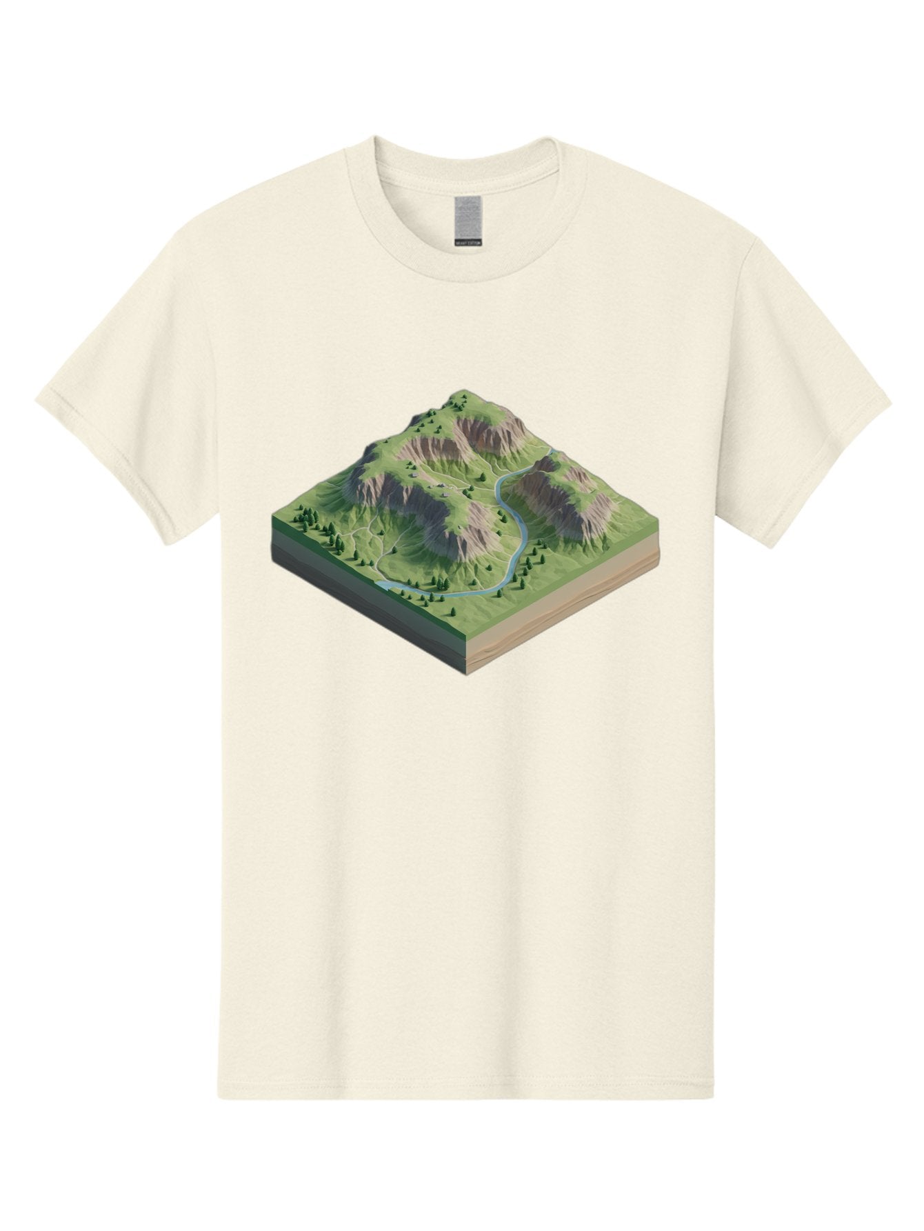 3D-Mountain-Landscape Men'S Graphic Tee, 100% Cotton, Comfortable Casual Summer Wear, Machine Washable, Vintage Camera, Old Camera, Antique Camera, Black Camera, Classic Photography, Photography Equipment, Nostalgic Device, Film Camera, Bag110 3