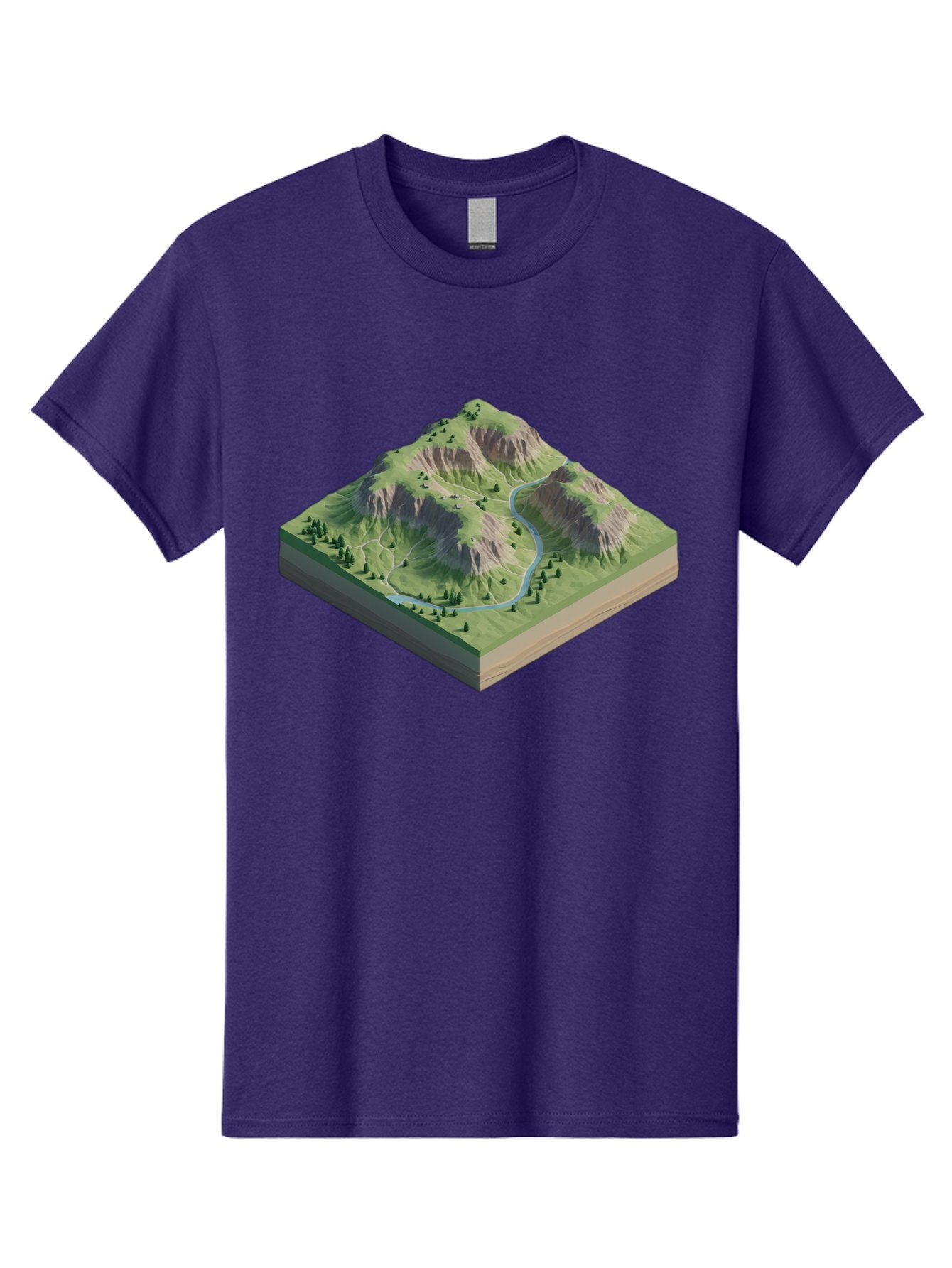 3D-Mountain-Landscape Men'S Graphic Tee, 100% Cotton, Comfortable Casual Summer Wear, Machine Washable, Vintage Camera, Old Camera, Antique Camera, Black Camera, Classic Photography, Photography Equipment, Nostalgic Device, Film Camera, Bag110 10