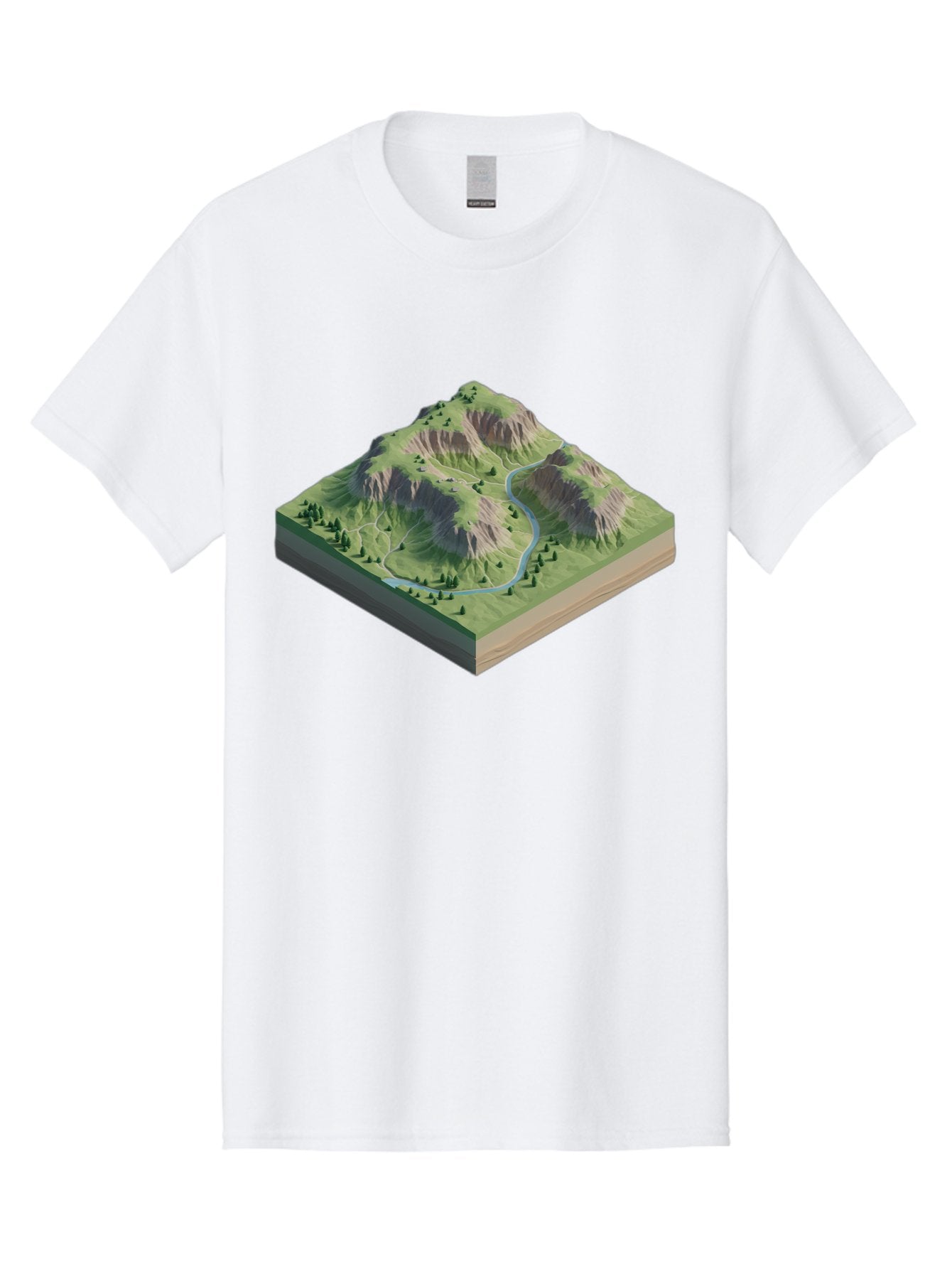 3D-Mountain-Landscape Men'S Graphic Tee, 100% Cotton, Comfortable Casual Summer Wear, Machine Washable, Vintage Camera, Old Camera, Antique Camera, Black Camera, Classic Photography, Photography Equipment, Nostalgic Device, Film Camera, Bag110 8