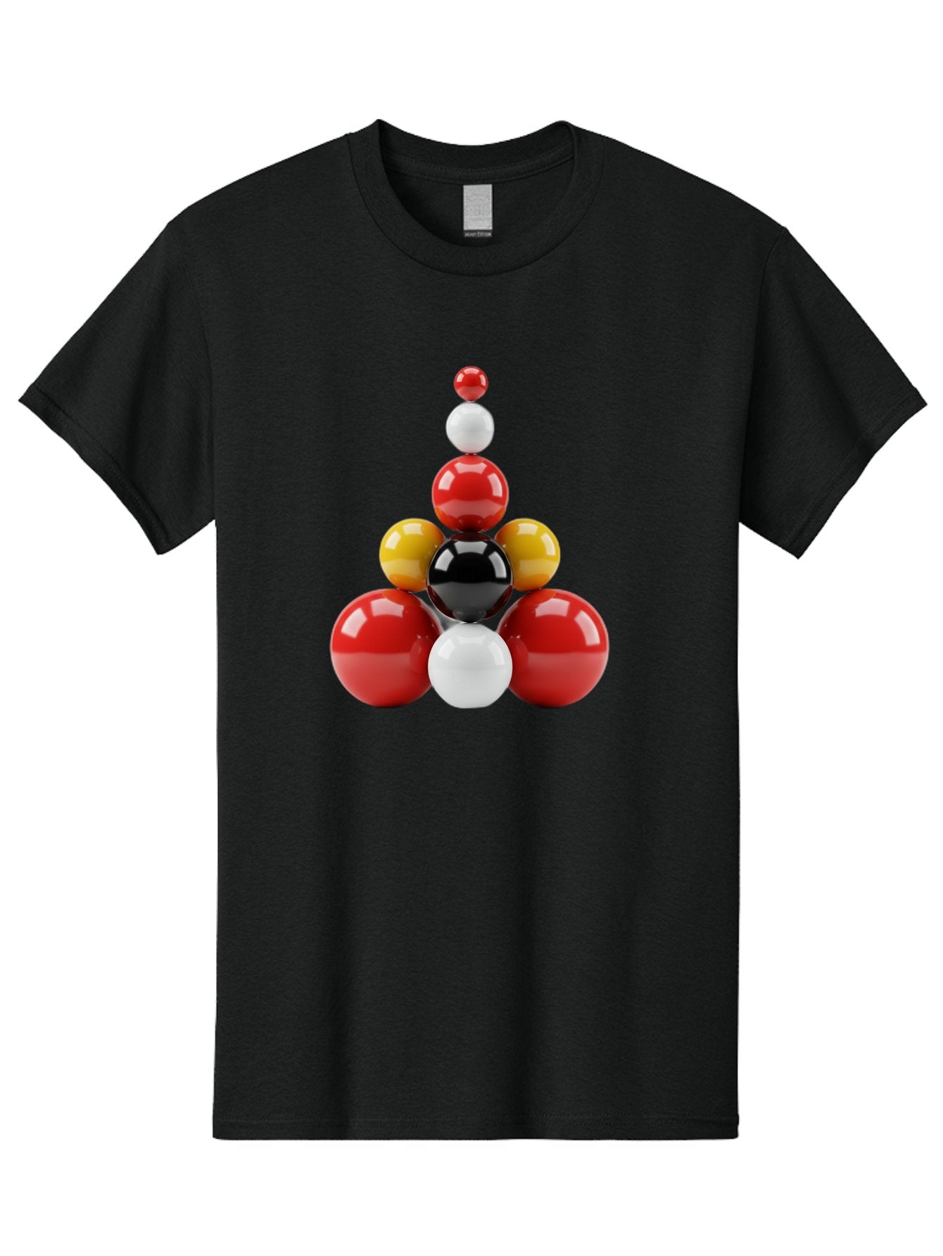3D-Spheres-Pyramid Men'S Graphic Tee, 100% Cotton, Comfortable Casual Summer Wear, Machine Washable, Vintage Camera, Old Camera, Antique Camera, Black Camera, Classic Photography, Photography Equipment, Nostalgic Device, Film Camera, Bag113 9