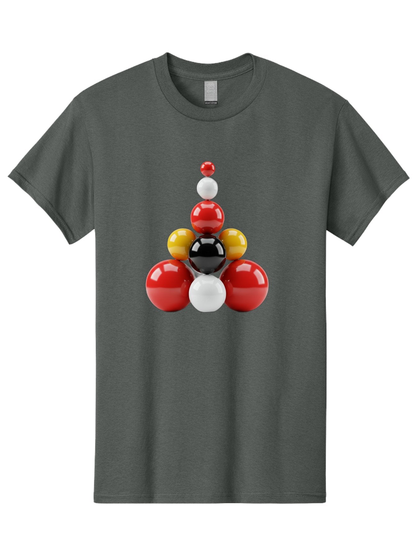 3D-Spheres-Pyramid Men'S Graphic Tee, 100% Cotton, Comfortable Casual Summer Wear, Machine Washable, Vintage Camera, Old Camera, Antique Camera, Black Camera, Classic Photography, Photography Equipment, Nostalgic Device, Film Camera, Bag113