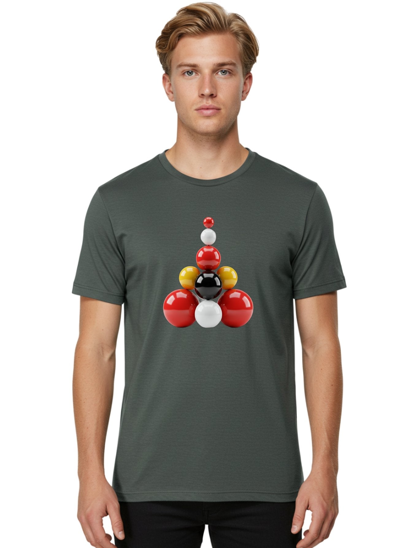 3D-Spheres-Pyramid Men'S Graphic Tee, 100% Cotton, Comfortable Casual Summer Wear, Machine Washable, Vintage Camera, Old Camera, Antique Camera, Black Camera, Classic Photography, Photography Equipment, Nostalgic Device, Film Camera, Bag113 21