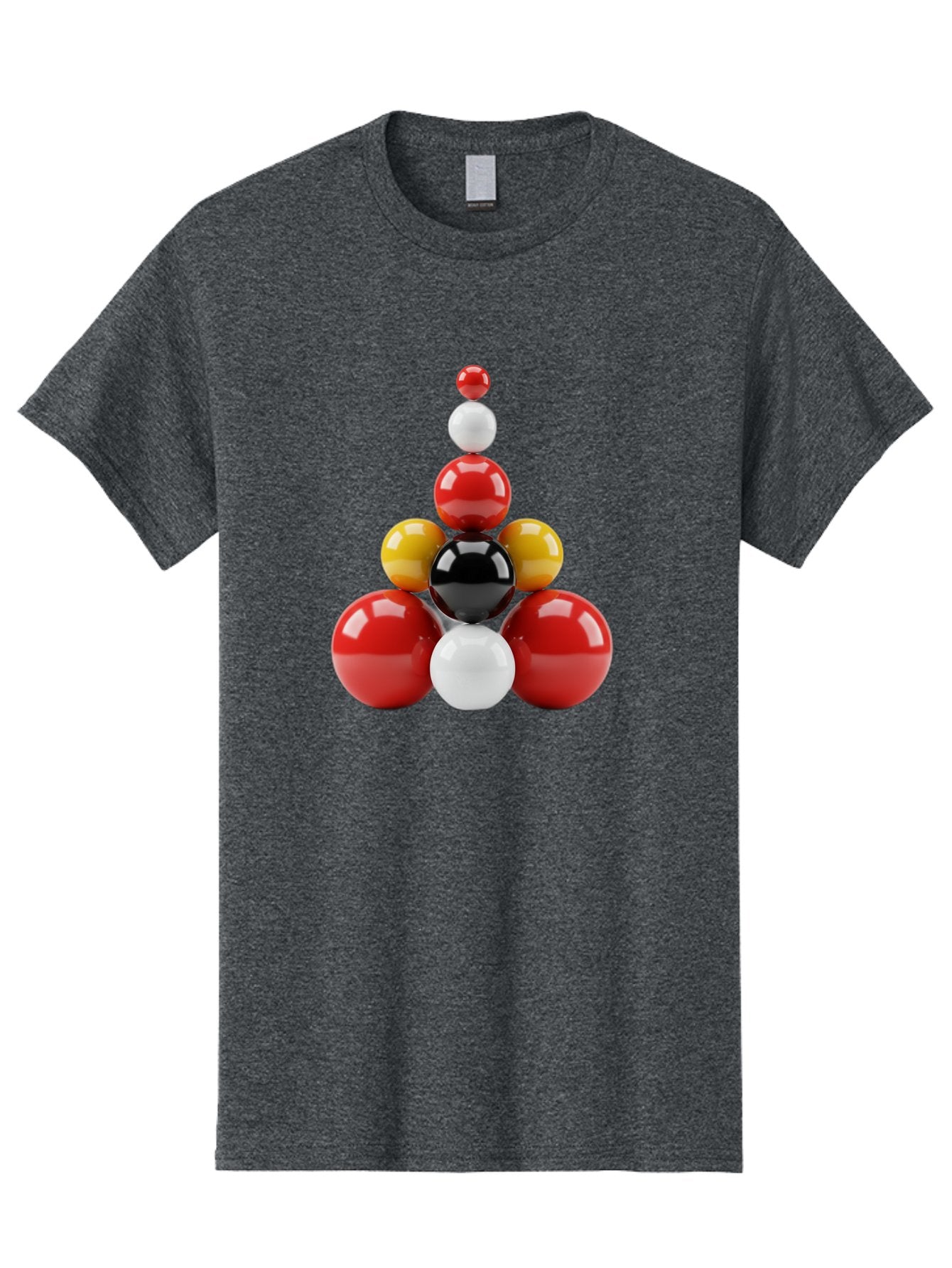 3D-Spheres-Pyramid Men'S Graphic Tee, 100% Cotton, Comfortable Casual Summer Wear, Machine Washable, Vintage Camera, Old Camera, Antique Camera, Black Camera, Classic Photography, Photography Equipment, Nostalgic Device, Film Camera, Bag113 7