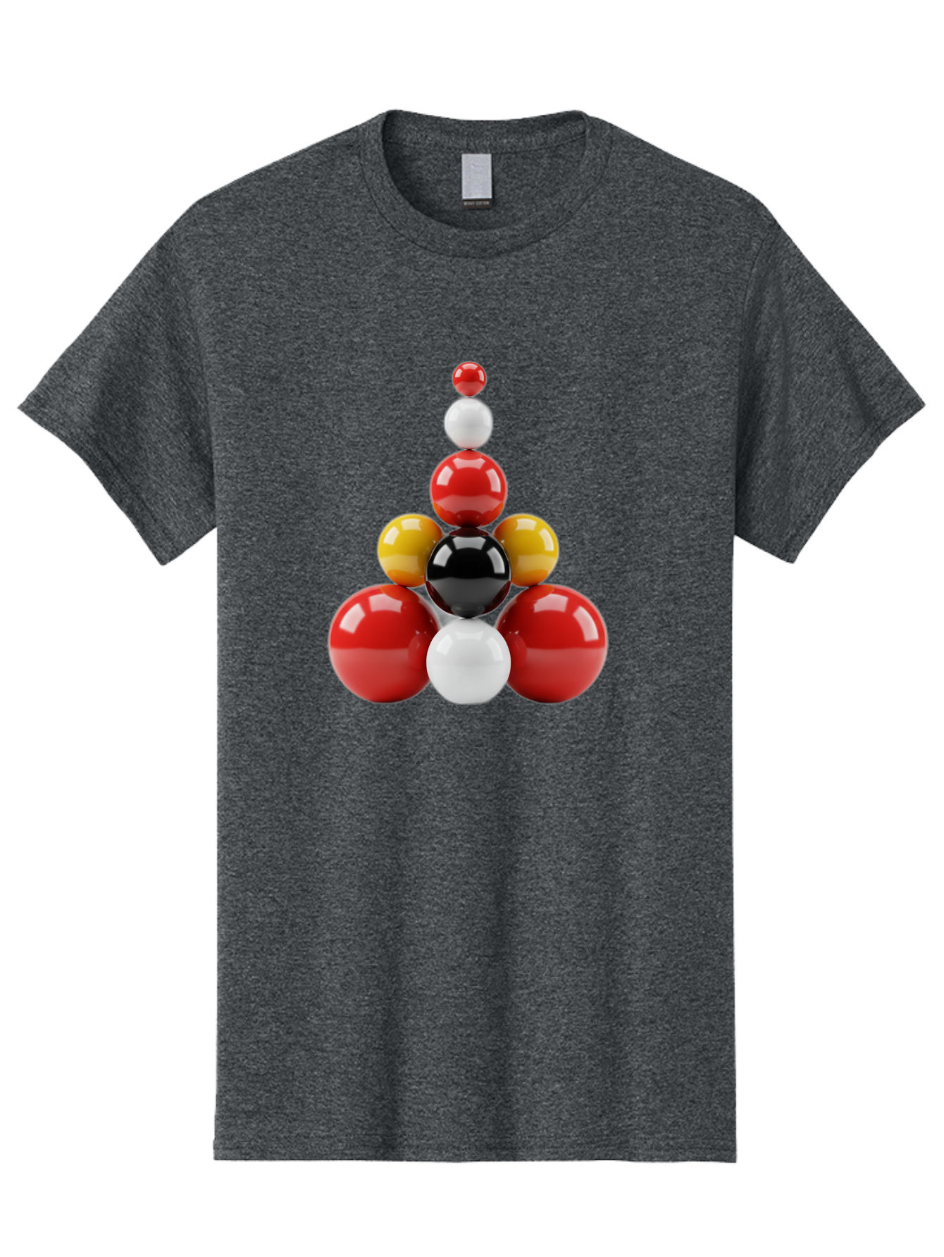 3D-Spheres-Pyramid Men'S Graphic Tee, 100% Cotton, Comfortable Casual Summer Wear, Machine Washable, Vintage Camera, Old Camera, Antique Camera, Black Camera, Classic Photography, Photography Equipment, Nostalgic Device, Film Camera, Bag113 13
