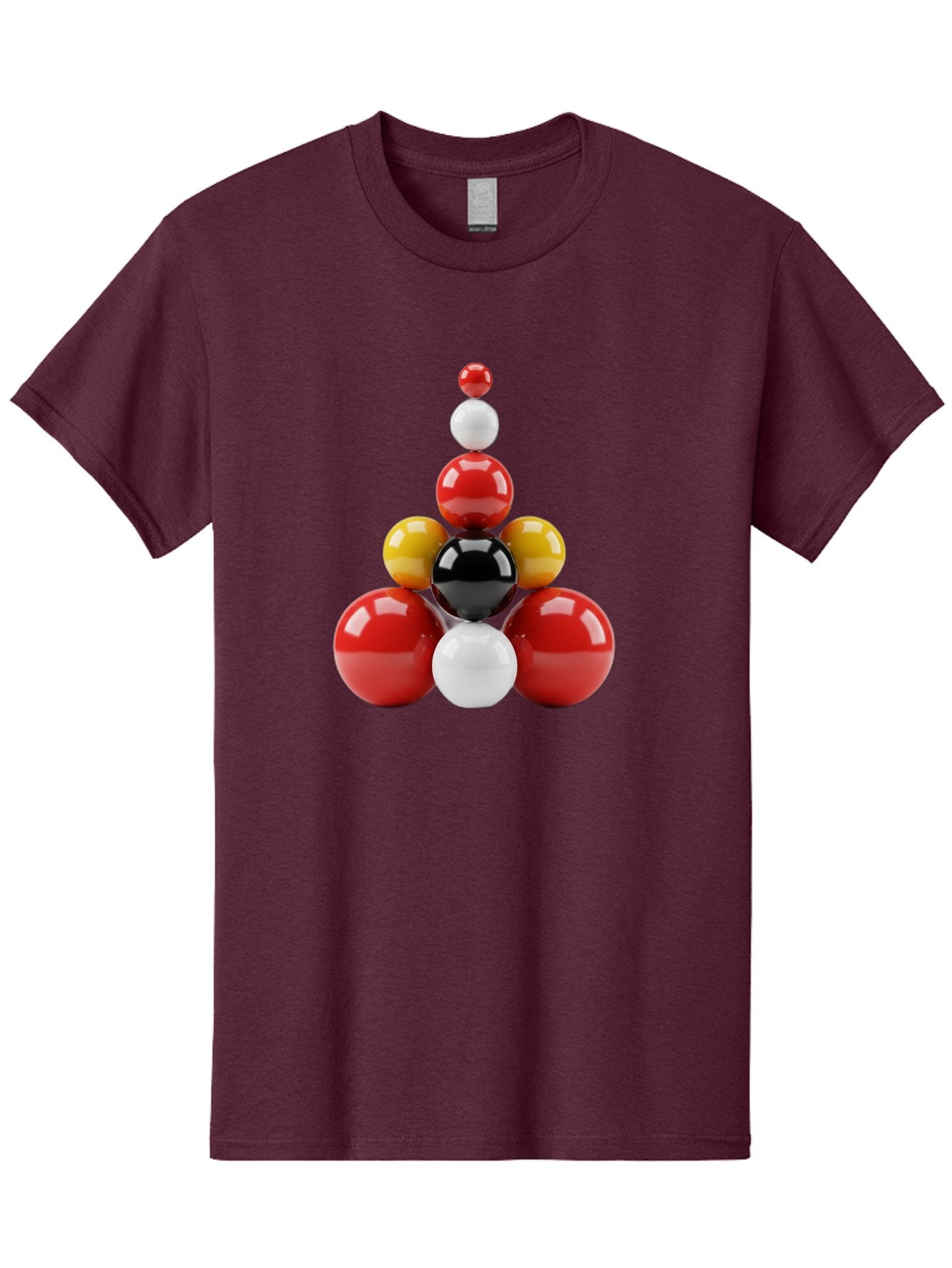 3D-Spheres-Pyramid Men'S Graphic Tee, 100% Cotton, Comfortable Casual Summer Wear, Machine Washable, Vintage Camera, Old Camera, Antique Camera, Black Camera, Classic Photography, Photography Equipment, Nostalgic Device, Film Camera, Bag113 5