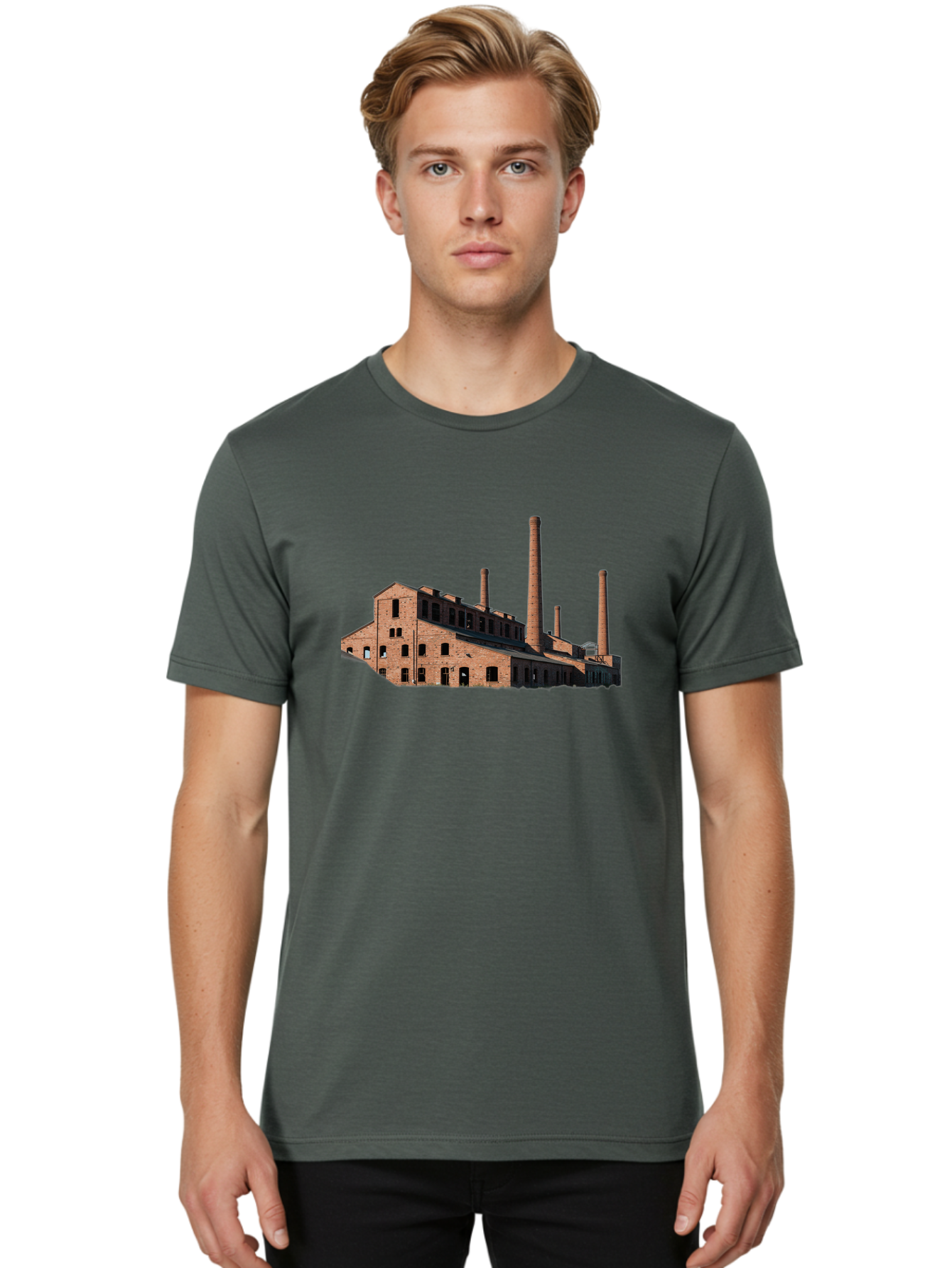 Abandoned-Factory-1 Men'S Graphic Tee, 100% Cotton, Comfortable Casual Summer Wear, Machine Washable, Vintage Camera, Old Camera, Antique Camera, Black Camera, Classic Photography, Photography Equipment, Nostalgic Device, Film Camera, Bag118 16