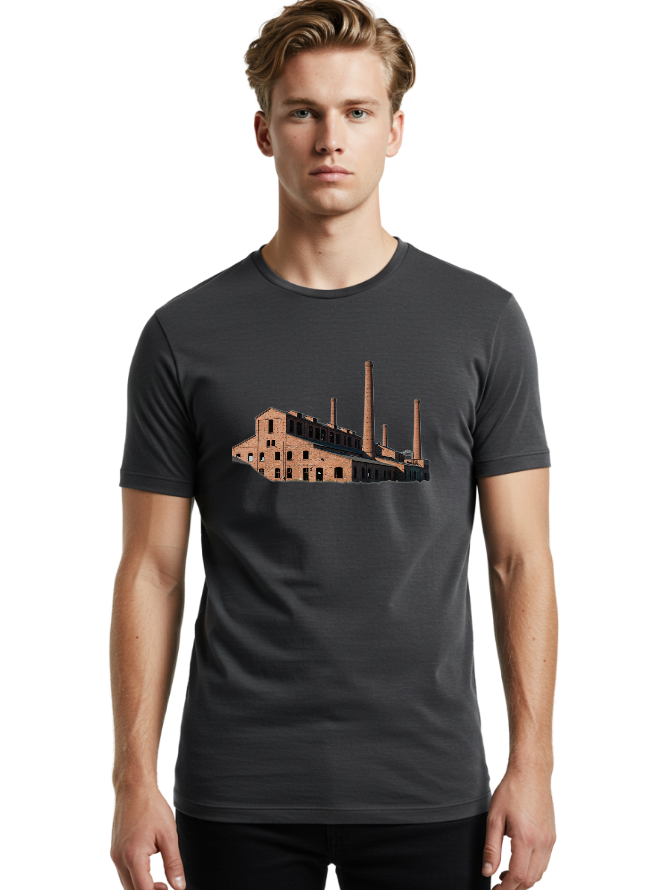 Abandoned-Factory-1 Men'S Graphic Tee, 100% Cotton, Comfortable Casual Summer Wear, Machine Washable, Vintage Camera, Old Camera, Antique Camera, Black Camera, Classic Photography, Photography Equipment, Nostalgic Device, Film Camera, Bag118 23