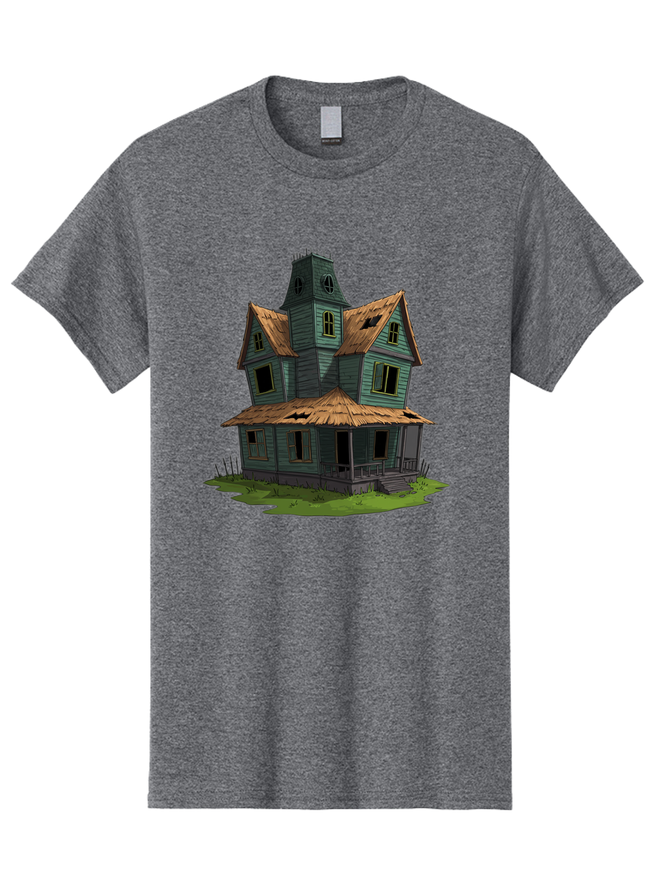 Abandoned-Victorian-House Men'S Graphic Tee, 100% Cotton, Comfortable Casual Summer Wear, Machine Washable, Vintage Camera, Old Camera, Antique Camera, Black Camera, Classic Photography, Photography Equipment, Nostalgic Device, Film Camera, Bag120 15