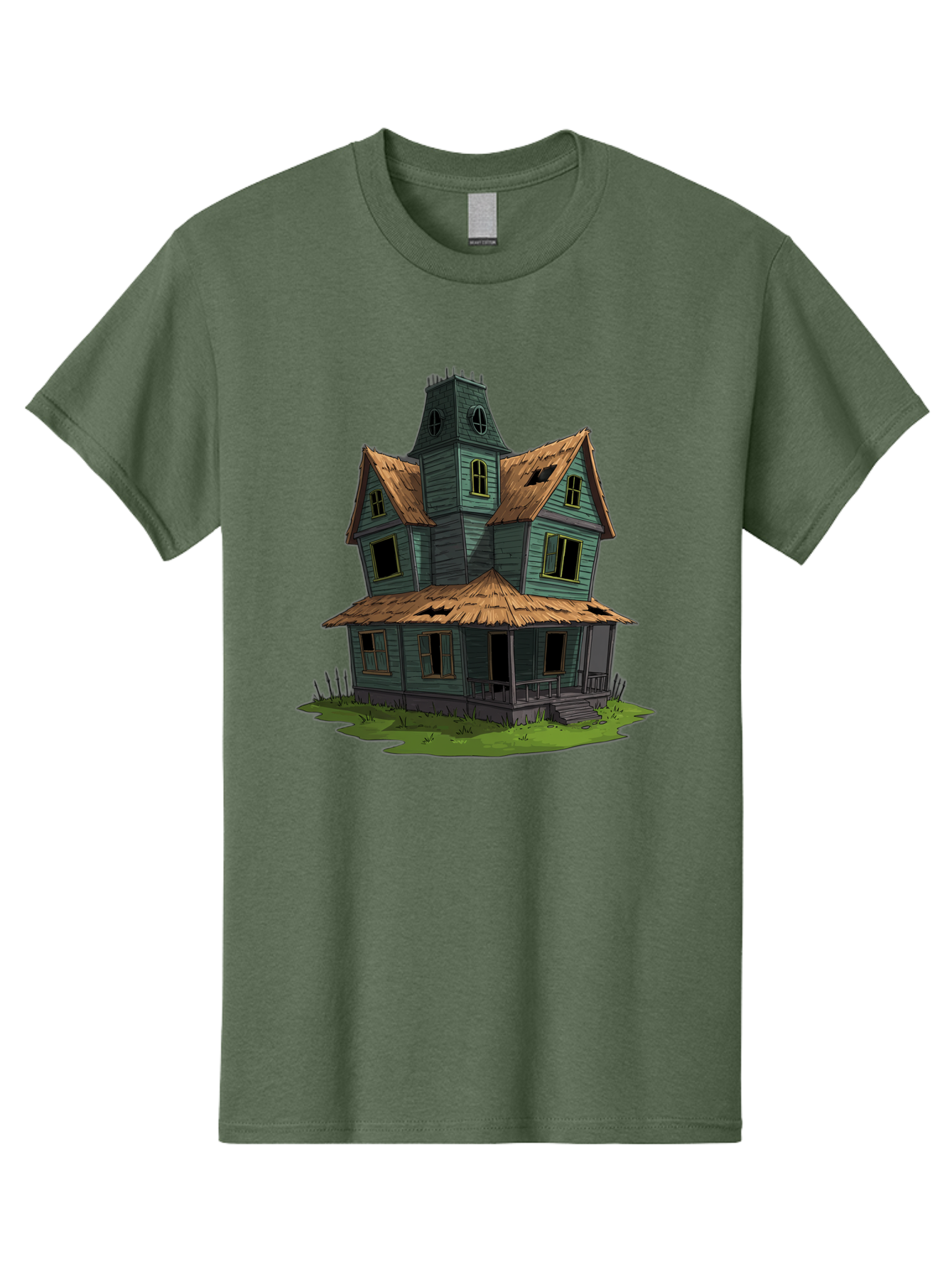 Abandoned-Victorian-House Men'S Graphic Tee, 100% Cotton, Comfortable Casual Summer Wear, Machine Washable, Vintage Camera, Old Camera, Antique Camera, Black Camera, Classic Photography, Photography Equipment, Nostalgic Device, Film Camera, Bag120