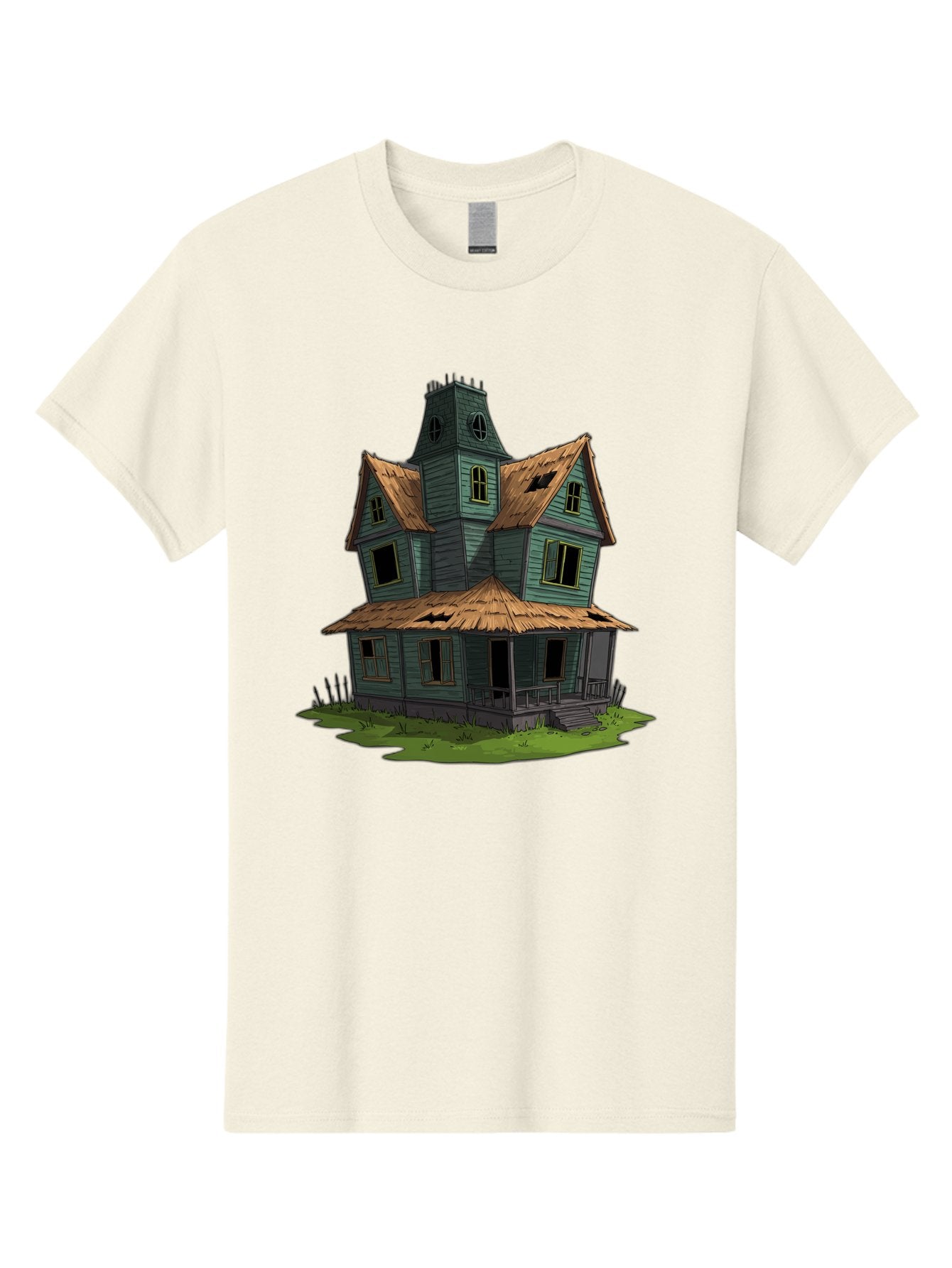 Abandoned-Victorian-House Men'S Graphic Tee, 100% Cotton, Comfortable Casual Summer Wear, Machine Washable, Vintage Camera, Old Camera, Antique Camera, Black Camera, Classic Photography, Photography Equipment, Nostalgic Device, Film Camera, Bag120 11