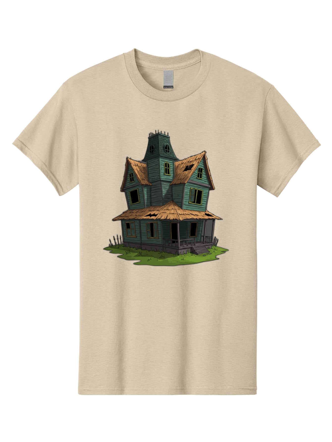 Abandoned-Victorian-House Men'S Graphic Tee, 100% Cotton, Comfortable Casual Summer Wear, Machine Washable, Vintage Camera, Old Camera, Antique Camera, Black Camera, Classic Photography, Photography Equipment, Nostalgic Device, Film Camera, Bag120 5