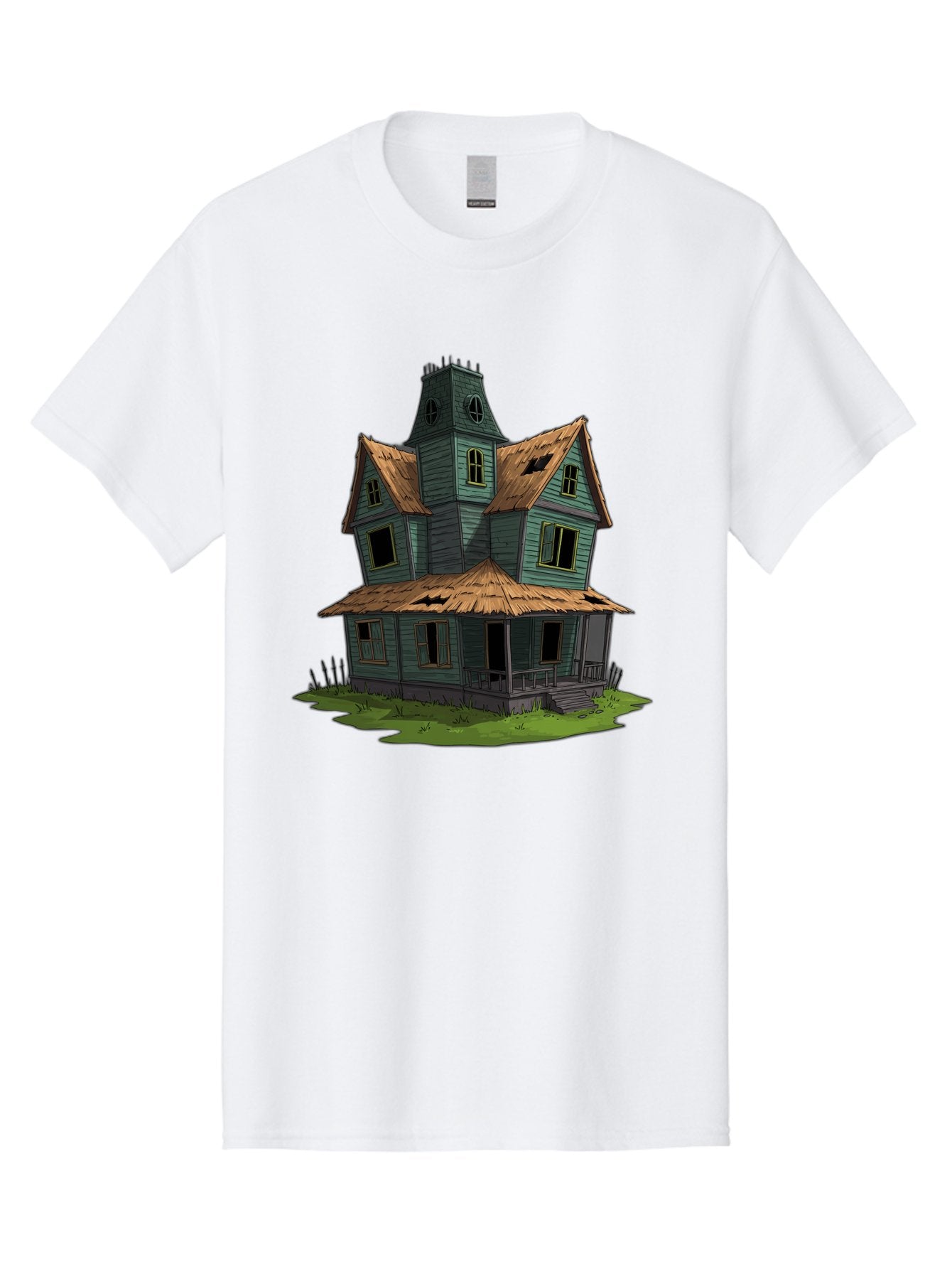 Abandoned-Victorian-House Men'S Graphic Tee, 100% Cotton, Comfortable Casual Summer Wear, Machine Washable, Vintage Camera, Old Camera, Antique Camera, Black Camera, Classic Photography, Photography Equipment, Nostalgic Device, Film Camera, Bag120 14