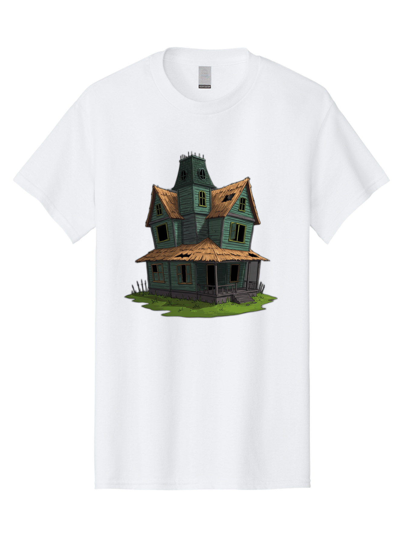 Abandoned-Victorian-House Men'S Graphic Tee, 100% Cotton, Comfortable Casual Summer Wear, Machine Washable, Vintage Camera, Old Camera, Antique Camera, Black Camera, Classic Photography, Photography Equipment, Nostalgic Device, Film Camera, Bag120