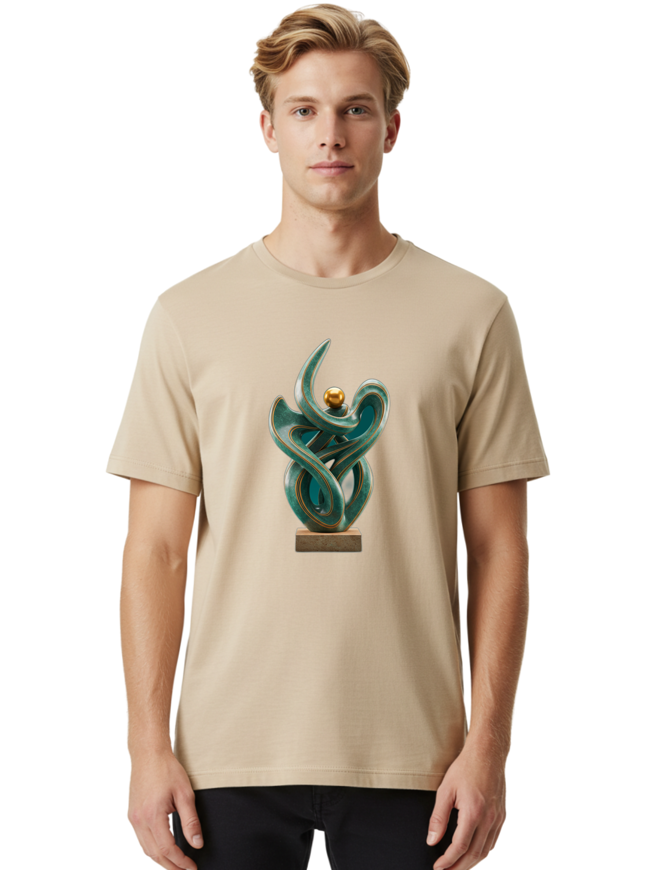 Abstract-Bronze-Sculpture Men'S Graphic Tee, 100% Cotton, Comfortable Casual Summer Wear, Machine Washable, Vintage Camera, Old Camera, Antique Camera, Black Camera, Classic Photography, Photography Equipment, Nostalgic Device, Film Camera, Bag121 30