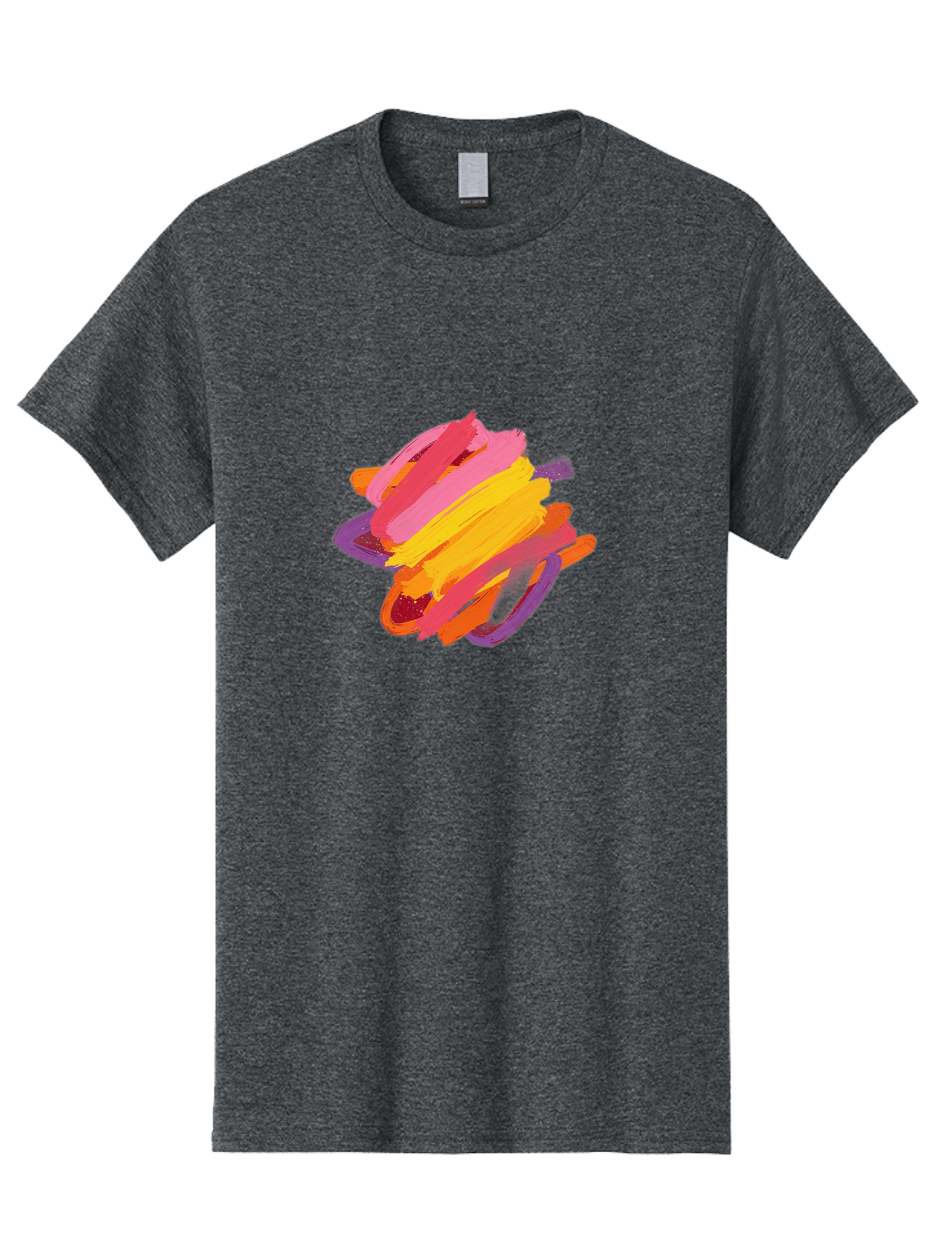 Abstract-Brush-Stroke Men'S Graphic Tee, 100% Cotton, Comfortable Casual Summer Wear, Machine Washable, Vintage Camera, Old Camera, Antique Camera, Black Camera, Classic Photography, Photography Equipment, Nostalgic Device, Film Camera, Bag122 8