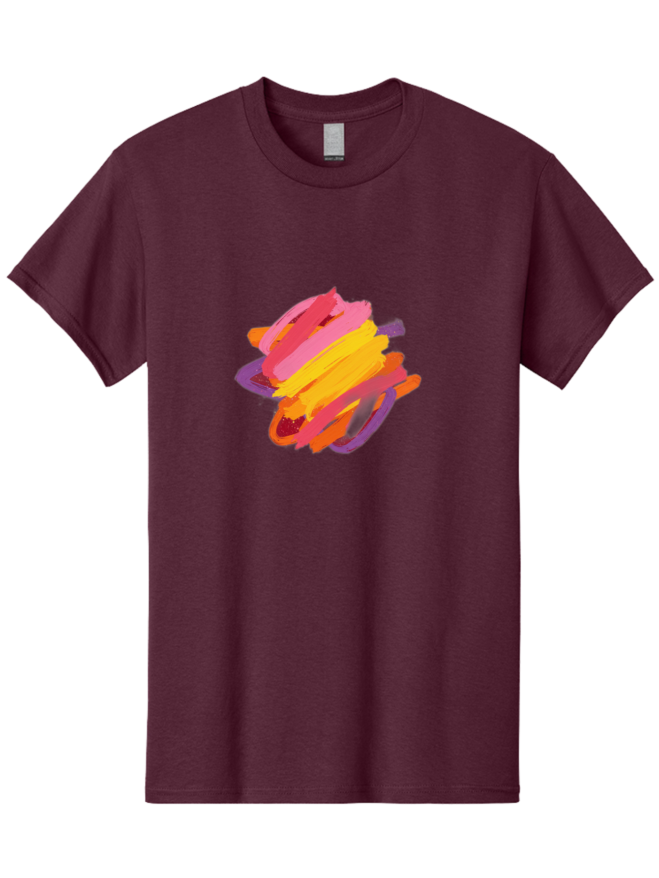Abstract-Brush-Stroke Men'S Graphic Tee, 100% Cotton, Comfortable Casual Summer Wear, Machine Washable, Vintage Camera, Old Camera, Antique Camera, Black Camera, Classic Photography, Photography Equipment, Nostalgic Device, Film Camera, Bag122 5