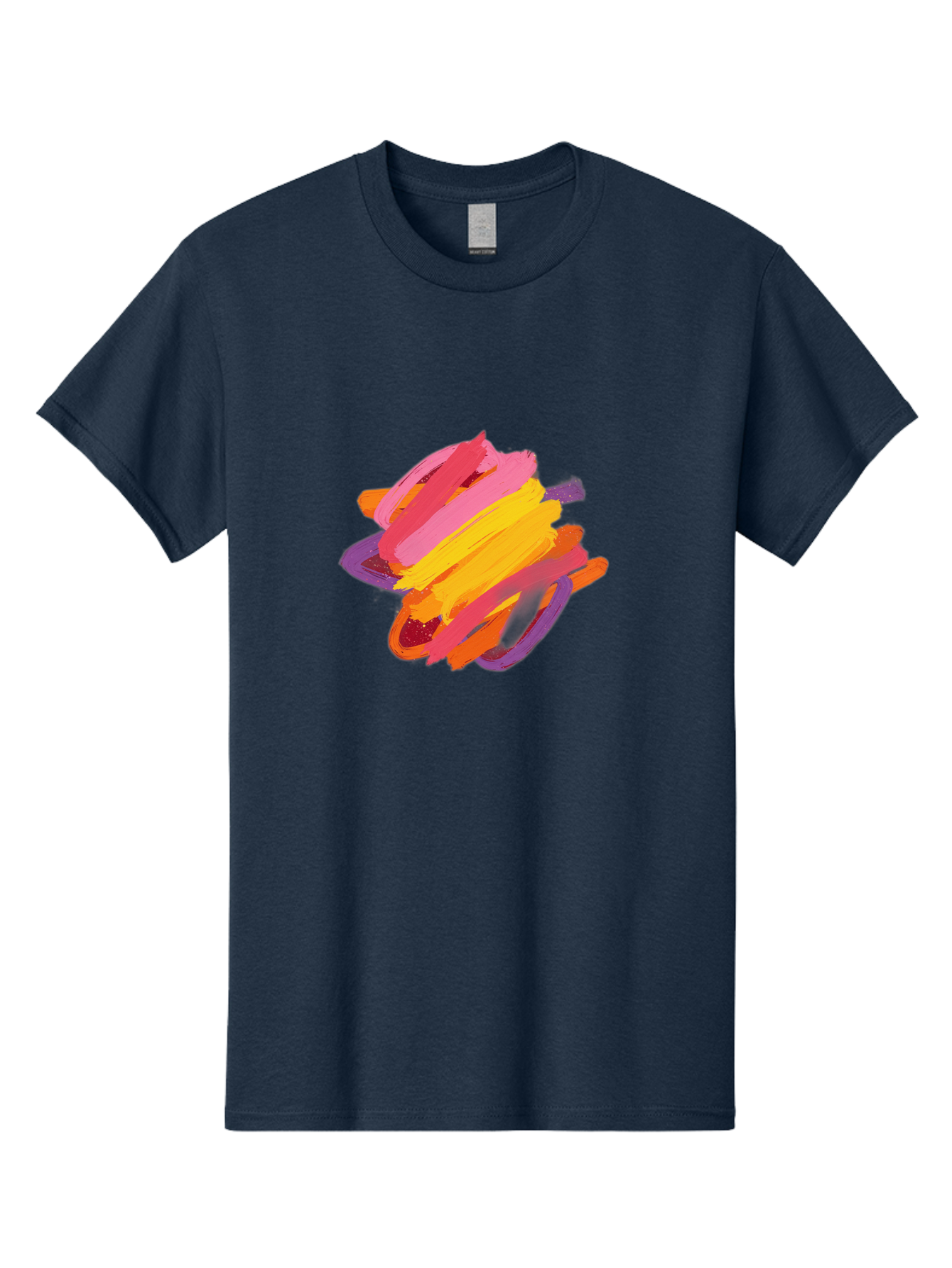 Abstract-Brush-Stroke Men'S Graphic Tee, 100% Cotton, Comfortable Casual Summer Wear, Machine Washable, Vintage Camera, Old Camera, Antique Camera, Black Camera, Classic Photography, Photography Equipment, Nostalgic Device, Film Camera, Bag122