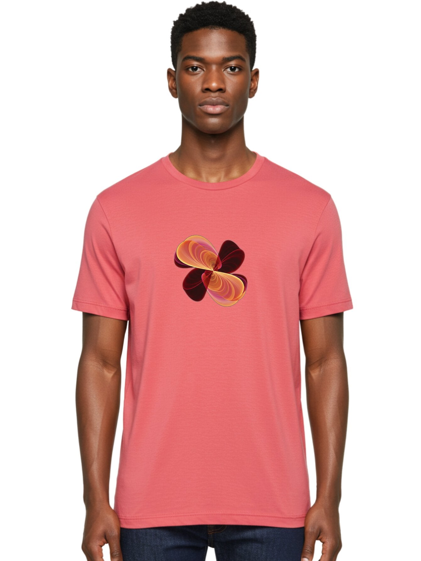 Abstract-Flower Men'S Graphic Tee, 100% Cotton, Comfortable Casual Summer Wear, Machine Washable, Vintage Camera, Old Camera, Antique Camera, Black Camera, Classic Photography, Photography Equipment, Nostalgic Device, Film Camera, Camera Art Bag123 25