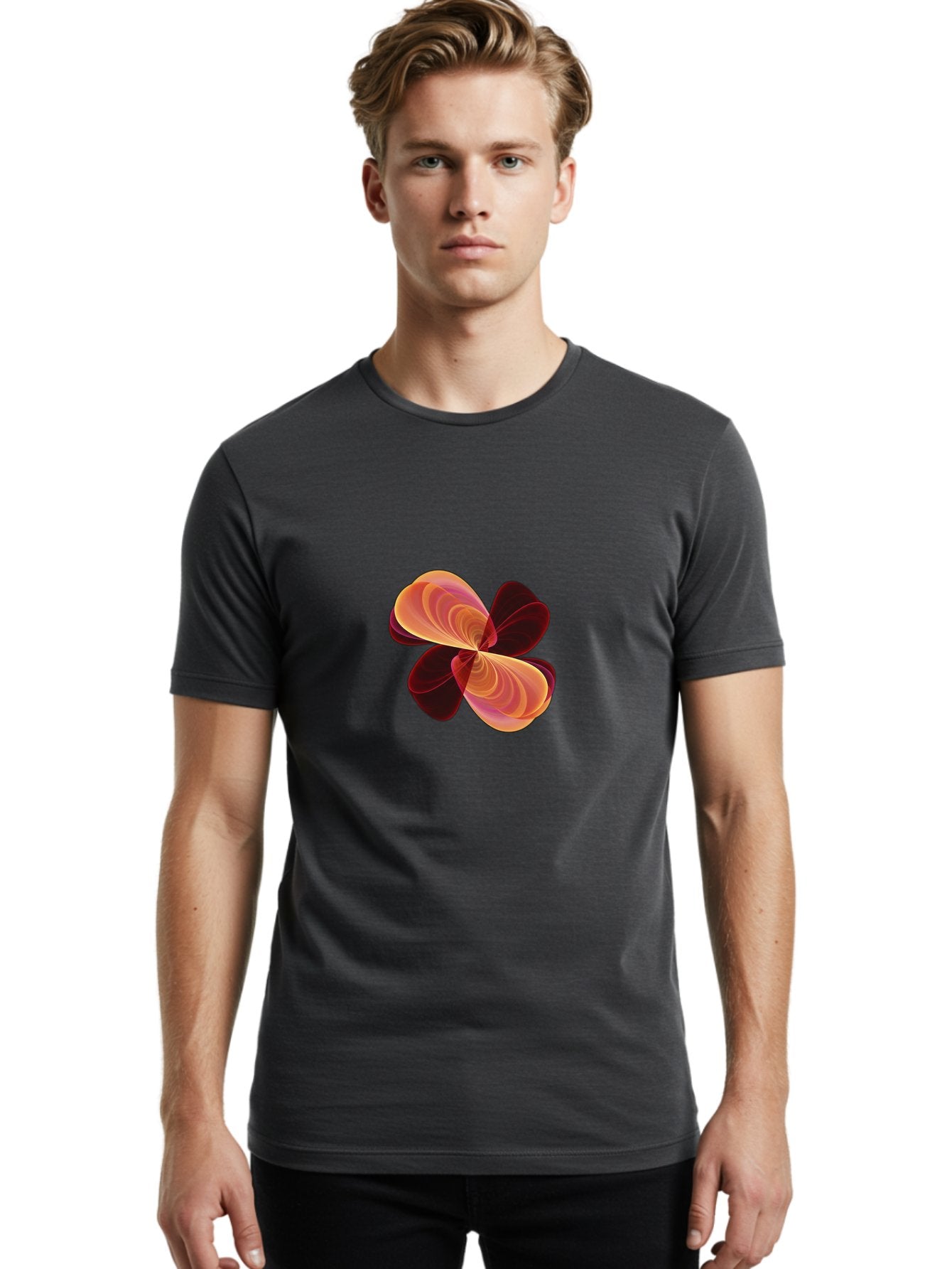 Abstract-Flower Men'S Graphic Tee, 100% Cotton, Comfortable Casual Summer Wear, Machine Washable, Vintage Camera, Old Camera, Antique Camera, Black Camera, Classic Photography, Photography Equipment, Nostalgic Device, Film Camera, Camera Art Bag123 22