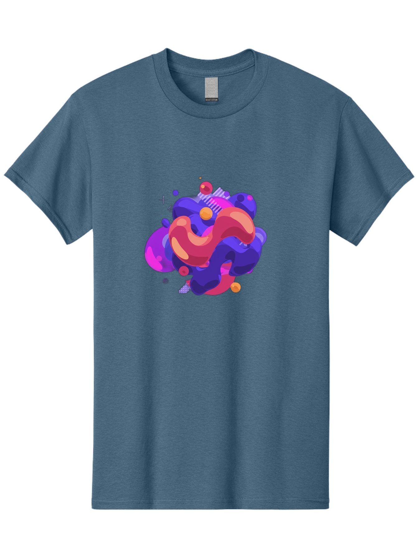 Abstract-Fluid-Shapes Men'S Graphic Tee, 100% Cotton, Comfortable Casual Summer Wear, Machine Washable, Vintage Camera, Old Camera, Antique Camera, Black Camera, Classic Photography, Photography Equipment, Nostalgic Device, Film Camera, Bag124 3