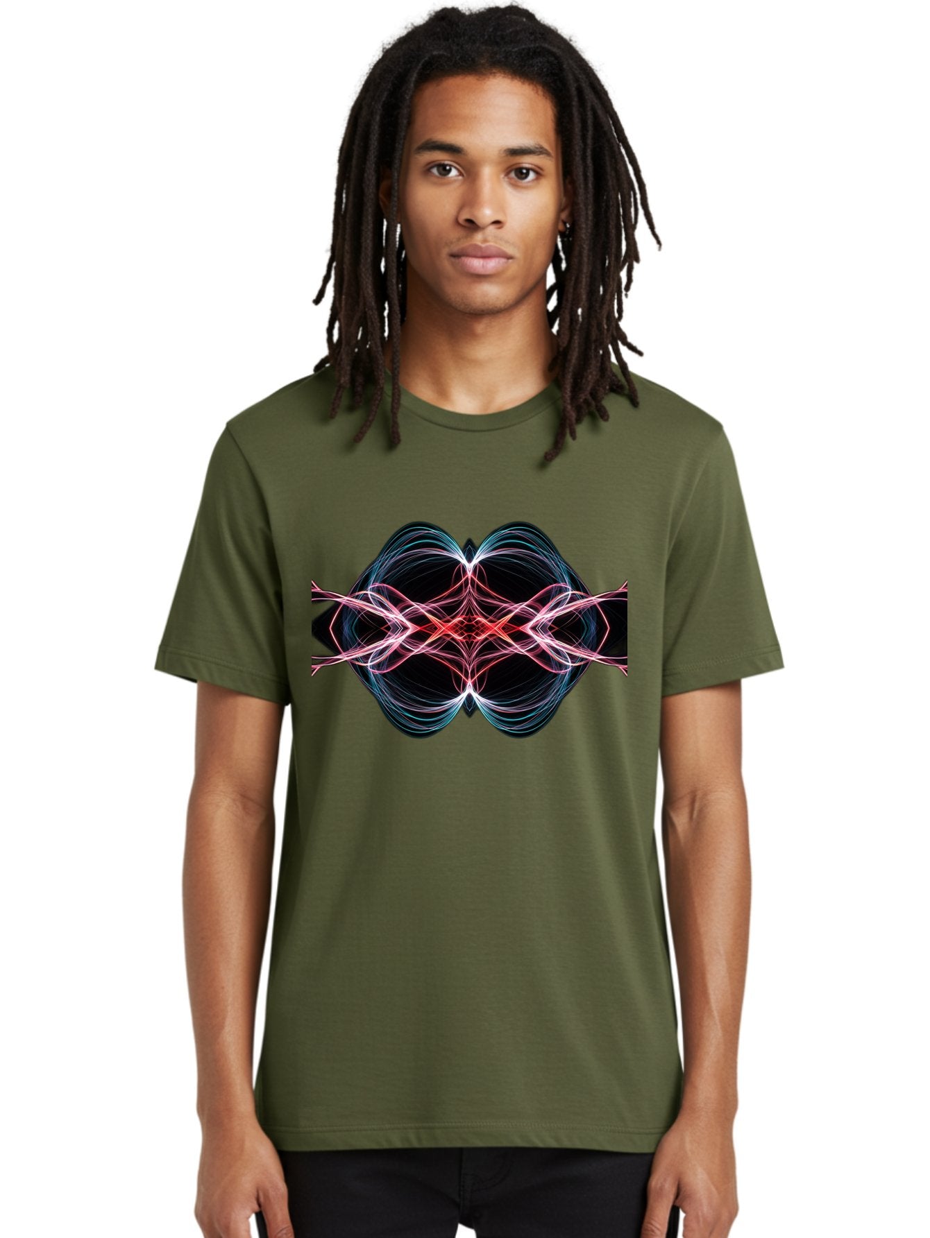 Abstract-Neon-Swirl Men'S Graphic Tee, 100% Cotton, Comfortable Casual Summer Wear, Machine Washable, Vintage Camera, Old Camera, Antique Camera, Black Camera, Classic Photography, Photography Equipment, Nostalgic Device, Film Camera, Bag125 16
