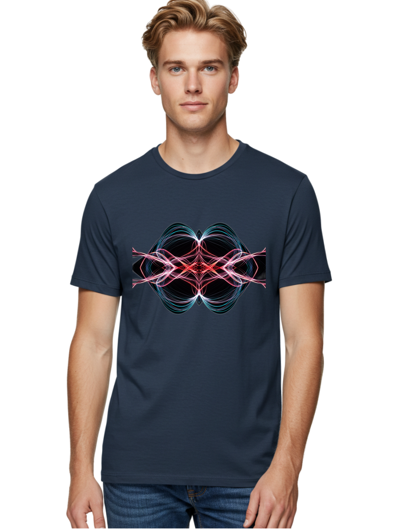 Abstract-Neon-Swirl Men'S Graphic Tee, 100% Cotton, Comfortable Casual Summer Wear, Machine Washable, Vintage Camera, Old Camera, Antique Camera, Black Camera, Classic Photography, Photography Equipment, Nostalgic Device, Film Camera, Bag125 30