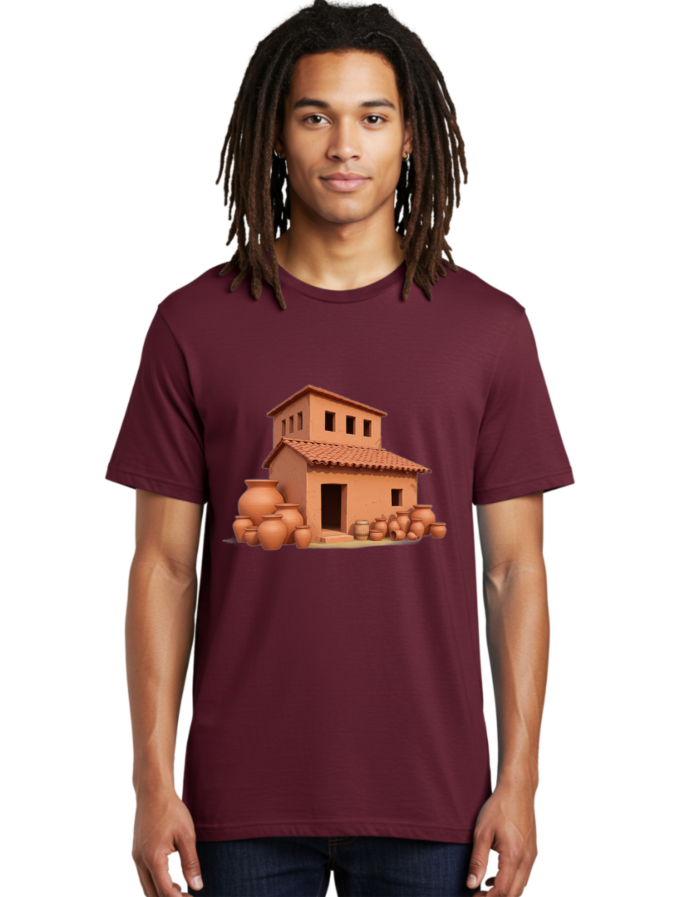 Adobe-House-1 Men'S Graphic Tee, 100% Cotton, Comfortable Casual Summer Wear, Machine Washable, Vintage Camera, Old Camera, Antique Camera, Black Camera, Classic Photography, Photography Equipment, Nostalgic Device, Film Camera, Camera Art Bag127 26