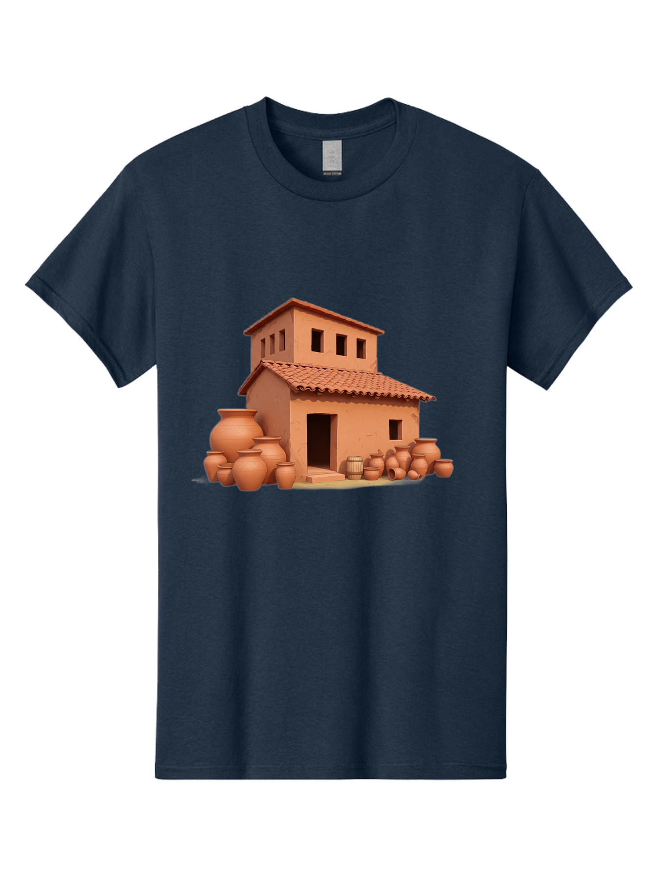 Adobe-House-1 Men'S Graphic Tee, 100% Cotton, Comfortable Casual Summer Wear, Machine Washable, Vintage Camera, Old Camera, Antique Camera, Black Camera, Classic Photography, Photography Equipment, Nostalgic Device, Film Camera, Camera Art Bag127 12