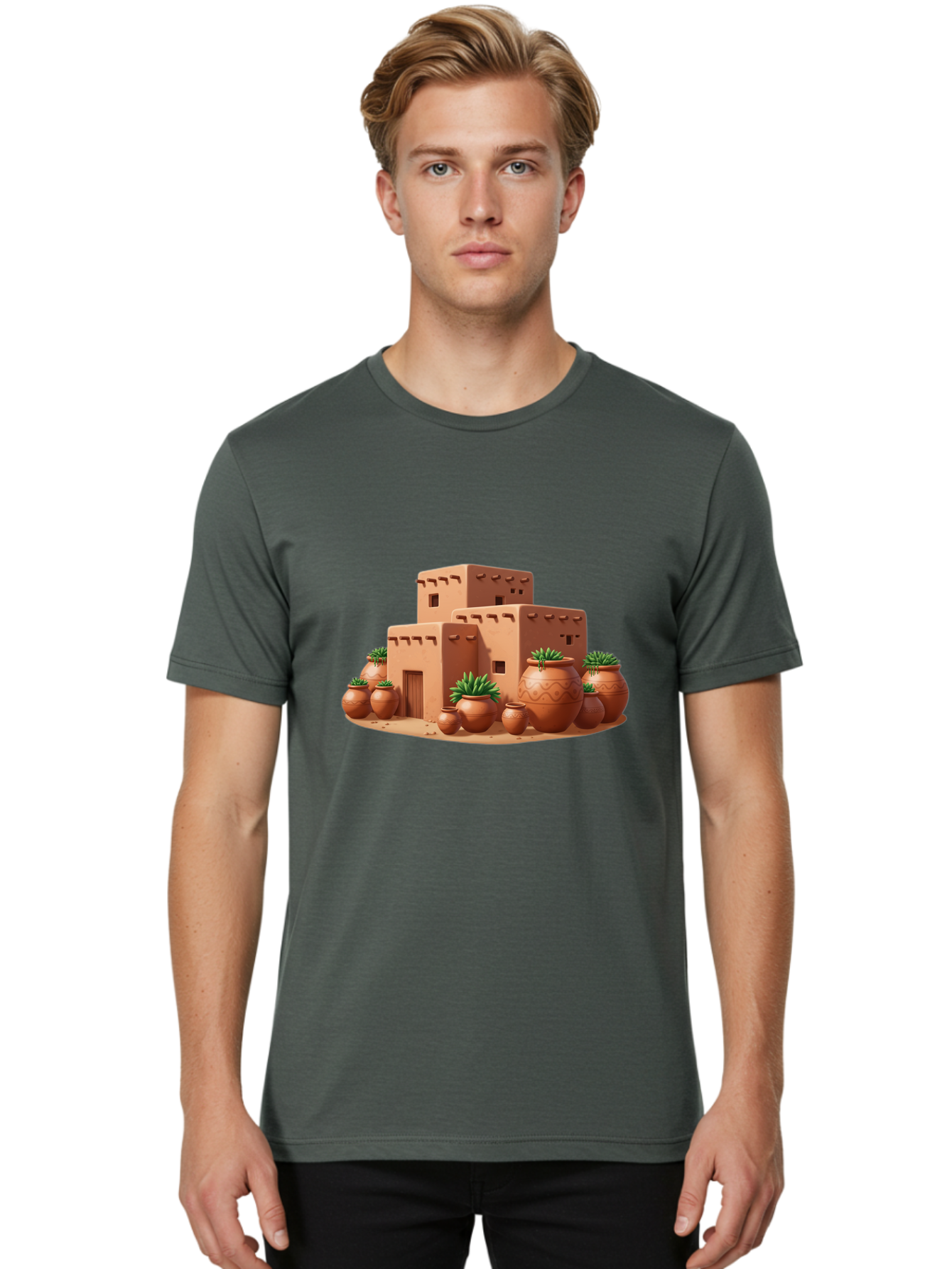 Adobe-House Men'S Graphic Tee, 100% Cotton, Comfortable Casual Summer Wear, Machine Washable, Vintage Camera, Old Camera, Antique Camera, Black Camera, Classic Photography, Photography Equipment, Nostalgic Device, Film Camera, Camera Art Bag128 16