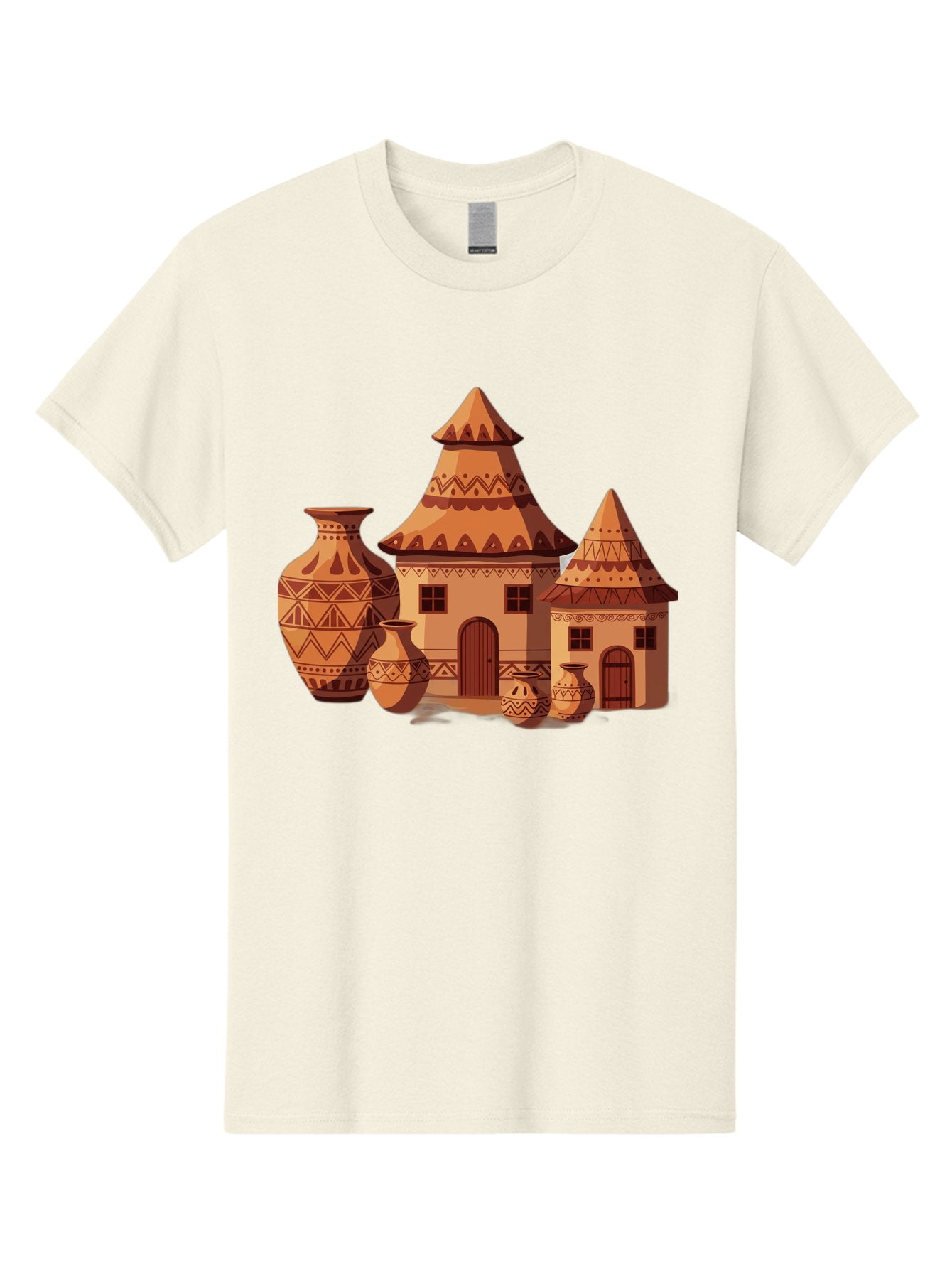 African-Huts-And-Vases Men'S Graphic Tee, 100% Cotton, Comfortable Casual Summer Wear, Machine Washable, Vintage Camera, Old Camera, Antique Camera, Black Camera, Classic Photography, Photography Equipment, Nostalgic Device, Film Camera, Bag130 7