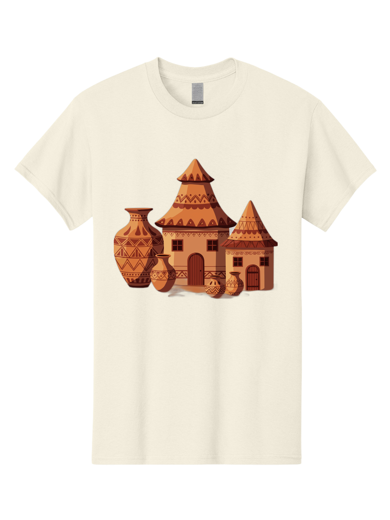 African-Huts-And-Vases Men'S Graphic Tee, 100% Cotton, Comfortable Casual Summer Wear, Machine Washable, Vintage Camera, Old Camera, Antique Camera, Black Camera, Classic Photography, Photography Equipment, Nostalgic Device, Film Camera, Bag130 13