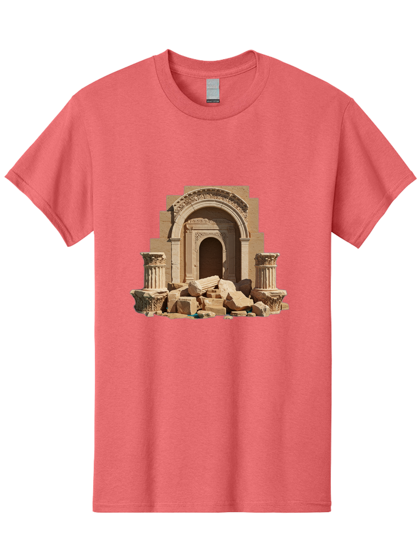 Ancient-Archway-Ruins Men'S Graphic Tee, 100% Cotton, Comfortable Casual Summer Wear, Machine Washable, Vintage Camera, Old Camera, Antique Camera, Black Camera, Classic Photography, Photography Equipment, Nostalgic Device, Film Camera, Bag133 5