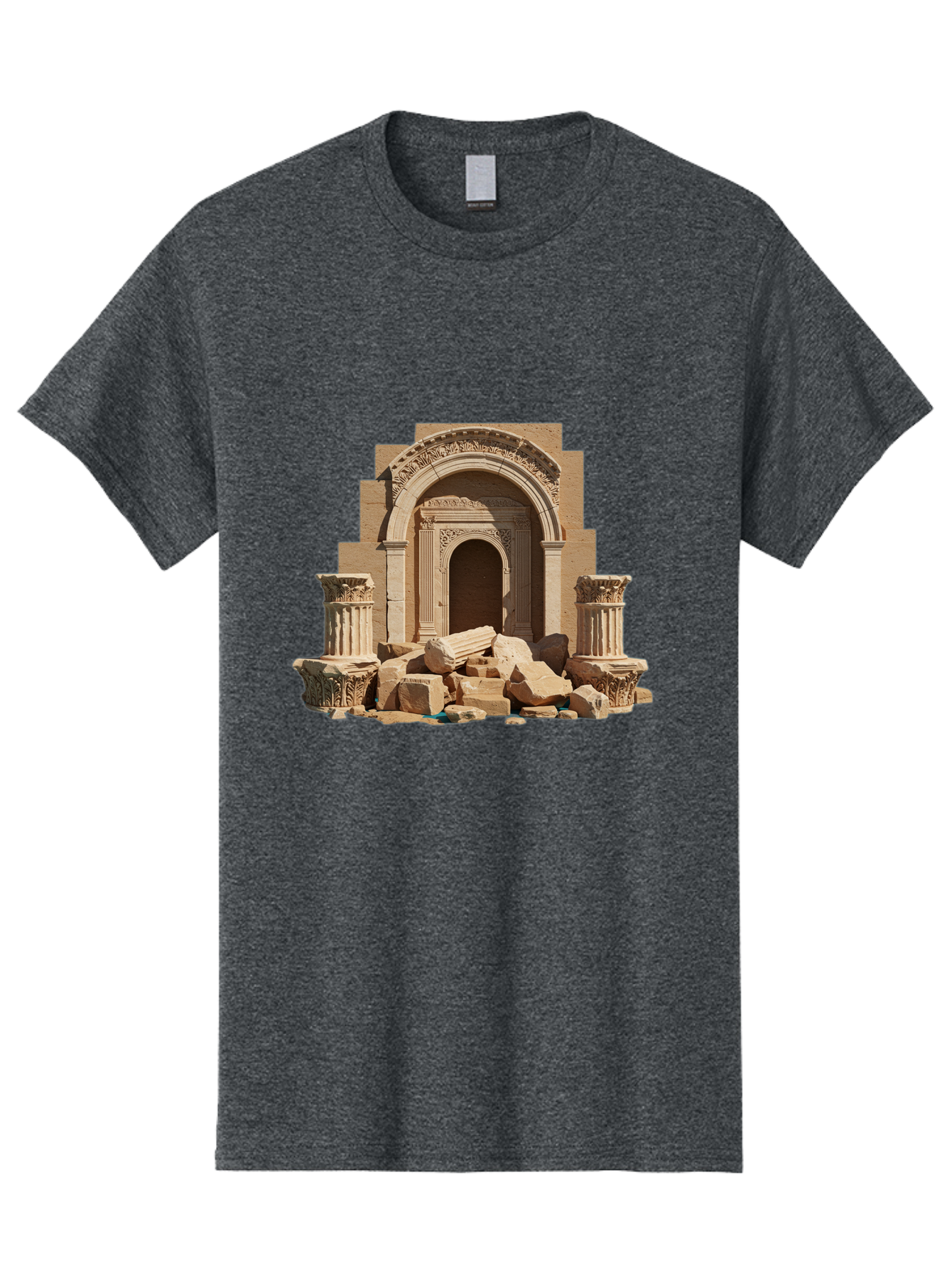 Ancient-Archway-Ruins Men'S Graphic Tee, 100% Cotton, Comfortable Casual Summer Wear, Machine Washable, Vintage Camera, Old Camera, Antique Camera, Black Camera, Classic Photography, Photography Equipment, Nostalgic Device, Film Camera, Bag133 6