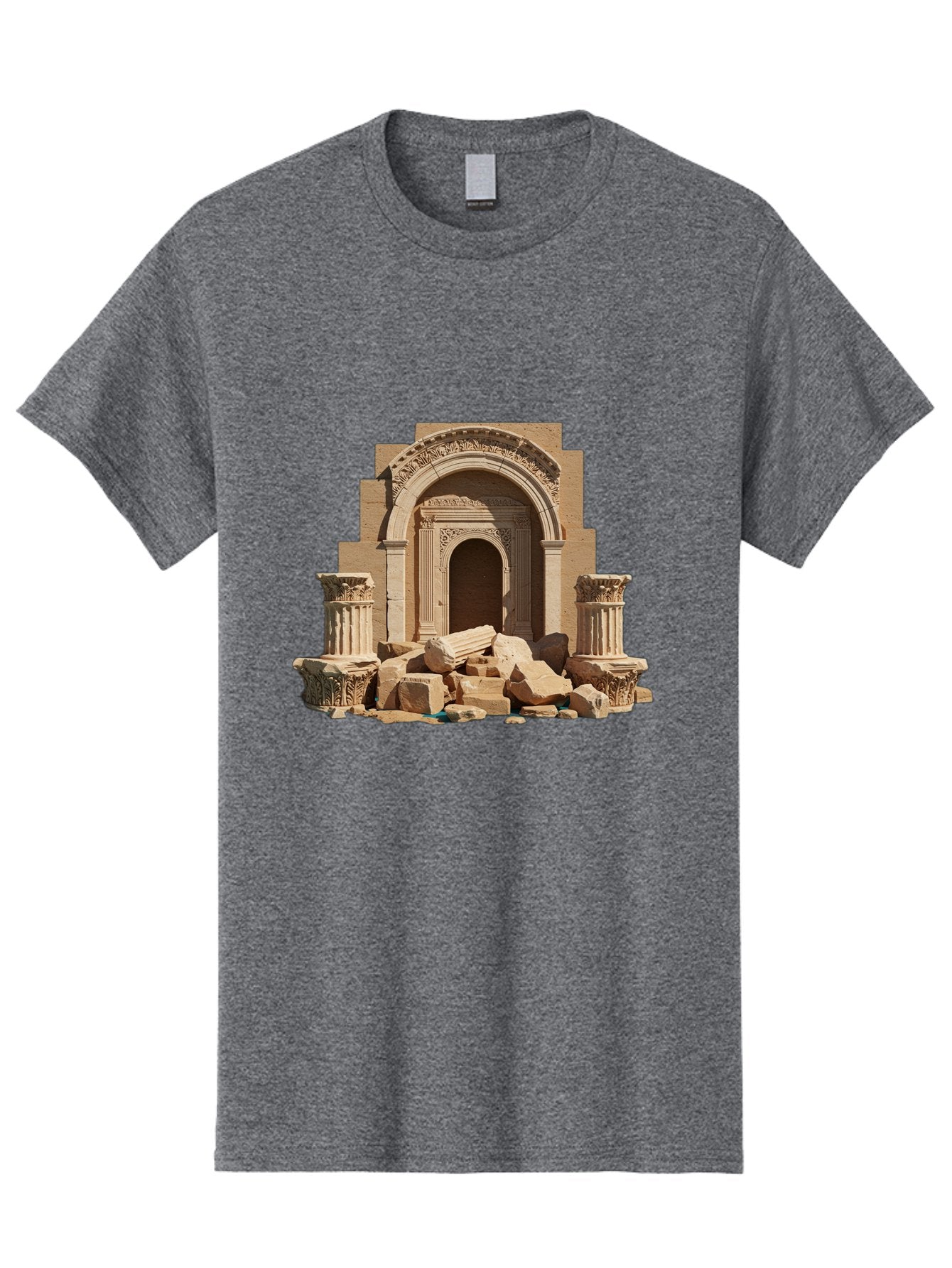 Ancient-Archway-Ruins Men'S Graphic Tee, 100% Cotton, Comfortable Casual Summer Wear, Machine Washable, Vintage Camera, Old Camera, Antique Camera, Black Camera, Classic Photography, Photography Equipment, Nostalgic Device, Film Camera, Bag133 11