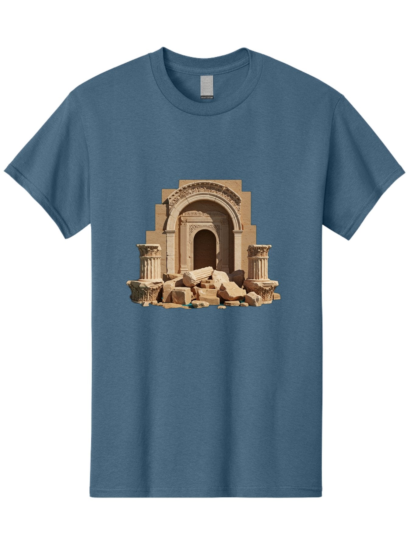 Ancient-Archway-Ruins Men'S Graphic Tee, 100% Cotton, Comfortable Casual Summer Wear, Machine Washable, Vintage Camera, Old Camera, Antique Camera, Black Camera, Classic Photography, Photography Equipment, Nostalgic Device, Film Camera, Bag133 14