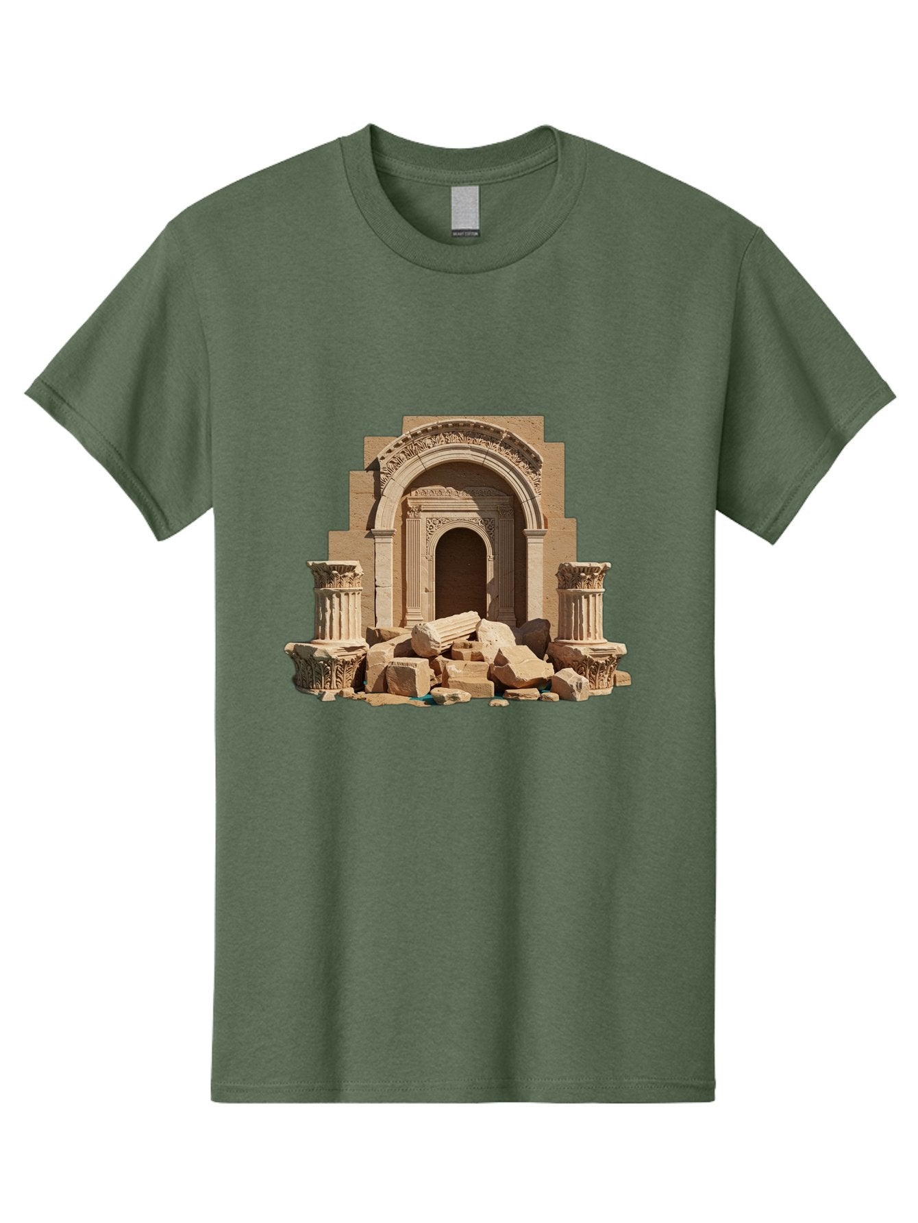 Ancient-Archway-Ruins Men'S Graphic Tee, 100% Cotton, Comfortable Casual Summer Wear, Machine Washable, Vintage Camera, Old Camera, Antique Camera, Black Camera, Classic Photography, Photography Equipment, Nostalgic Device, Film Camera, Bag133 10