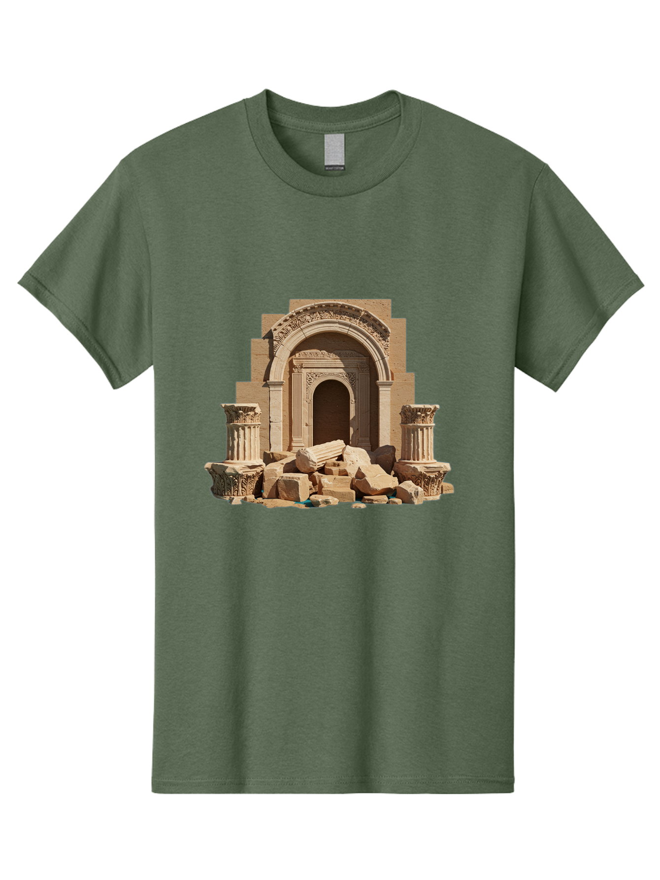 Ancient-Archway-Ruins Men'S Graphic Tee, 100% Cotton, Comfortable Casual Summer Wear, Machine Washable, Vintage Camera, Old Camera, Antique Camera, Black Camera, Classic Photography, Photography Equipment, Nostalgic Device, Film Camera, Bag133 14