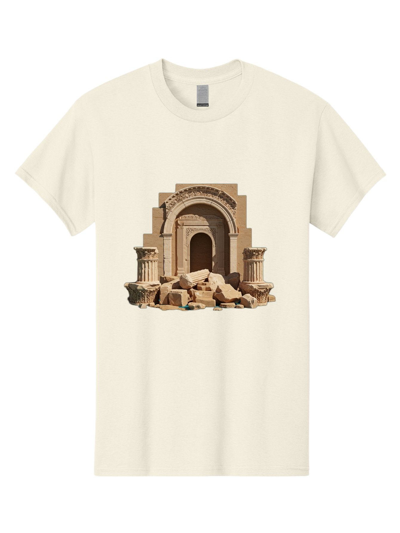 Ancient-Archway-Ruins Men'S Graphic Tee, 100% Cotton, Comfortable Casual Summer Wear, Machine Washable, Vintage Camera, Old Camera, Antique Camera, Black Camera, Classic Photography, Photography Equipment, Nostalgic Device, Film Camera, Bag133 5